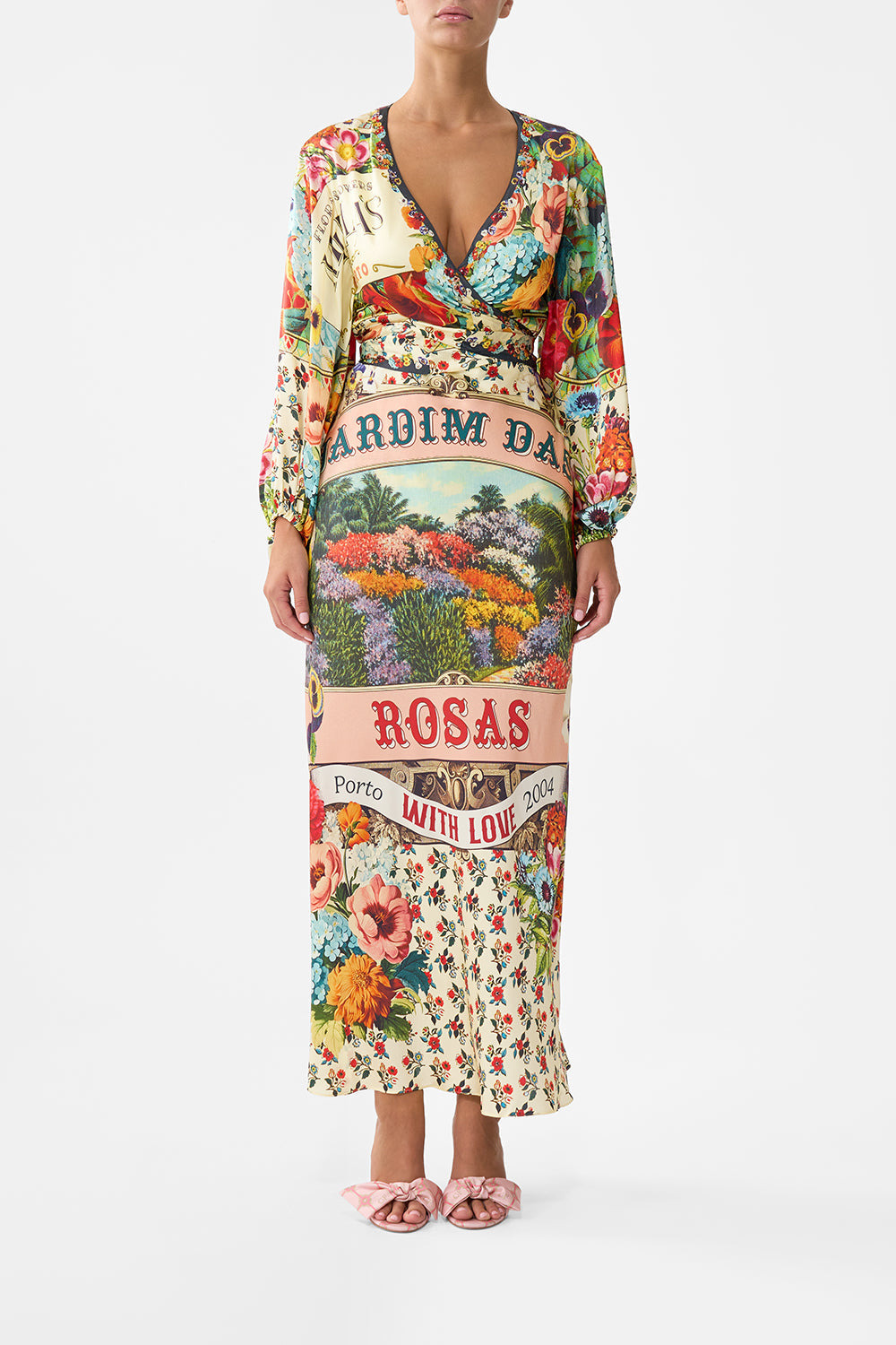 BLOUSON SLEEVE BIAS DRESS - 7