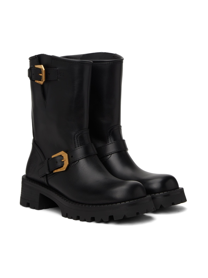 Black Buckled Boots 4