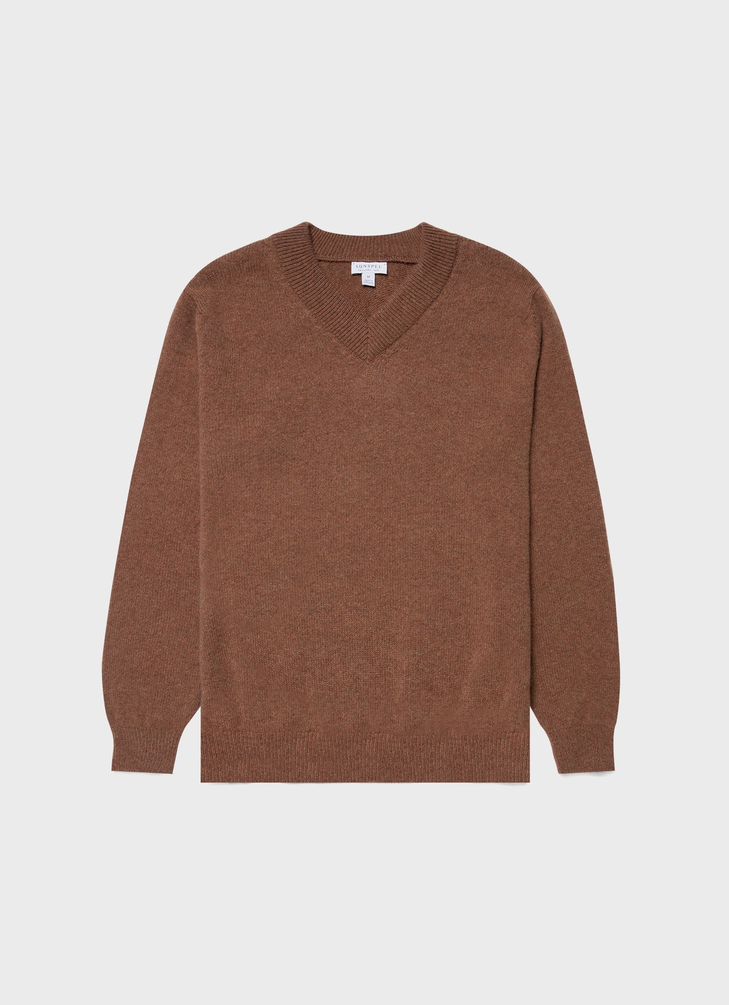 Lambswool V‑Neck Jumper - 1