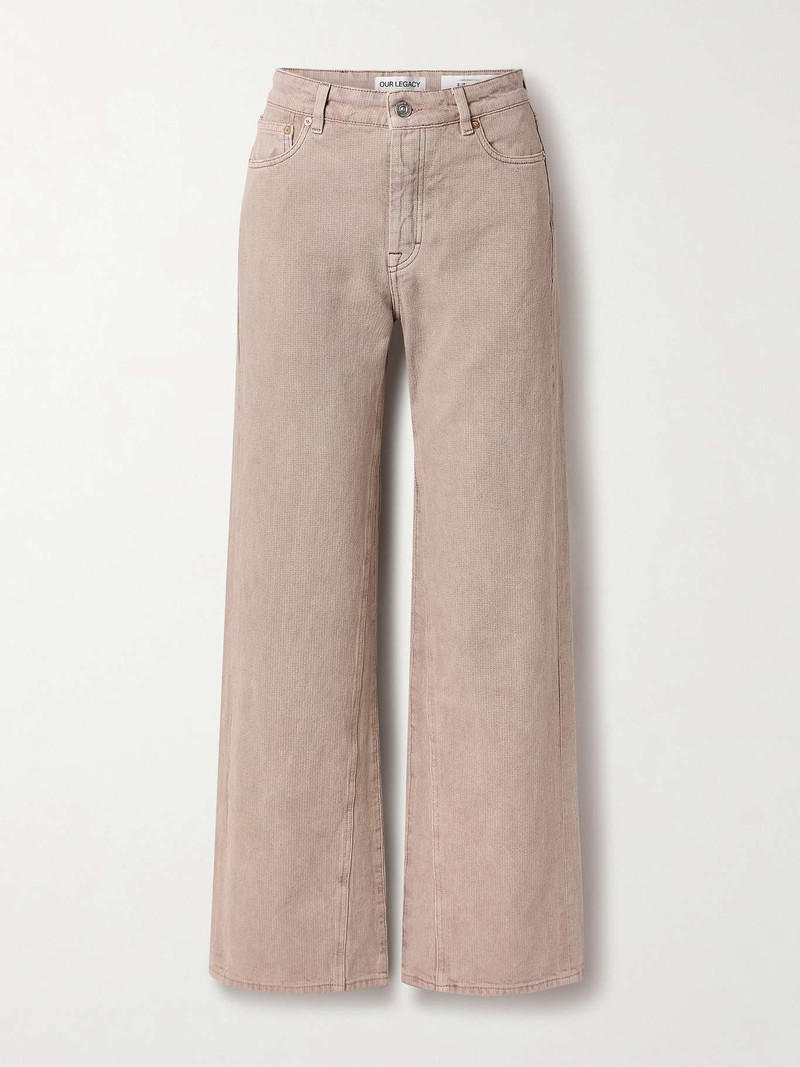Trebel high-rise straight-leg jeans 1