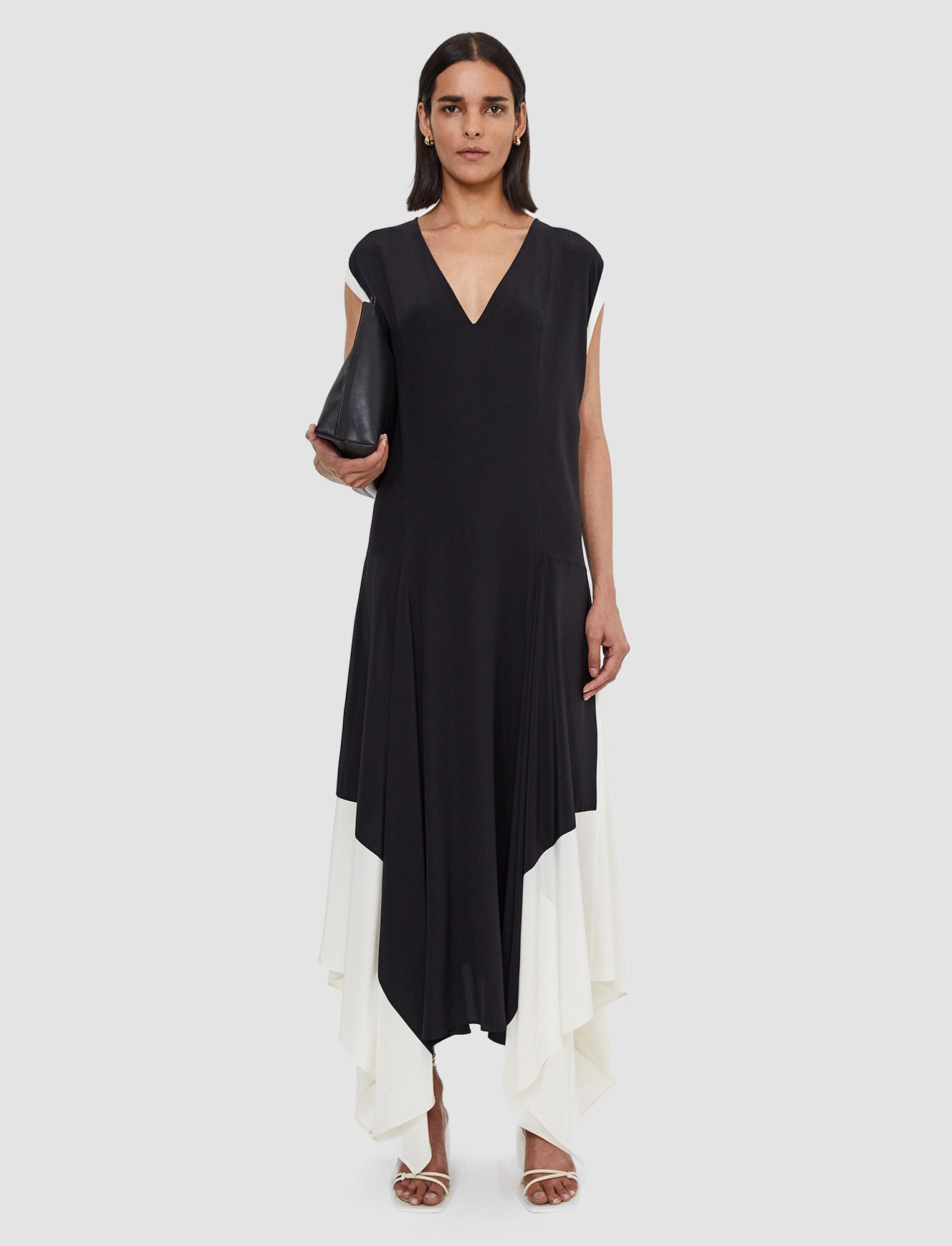 Silk Graphic Crepe de Chine Goodman Dress - 2