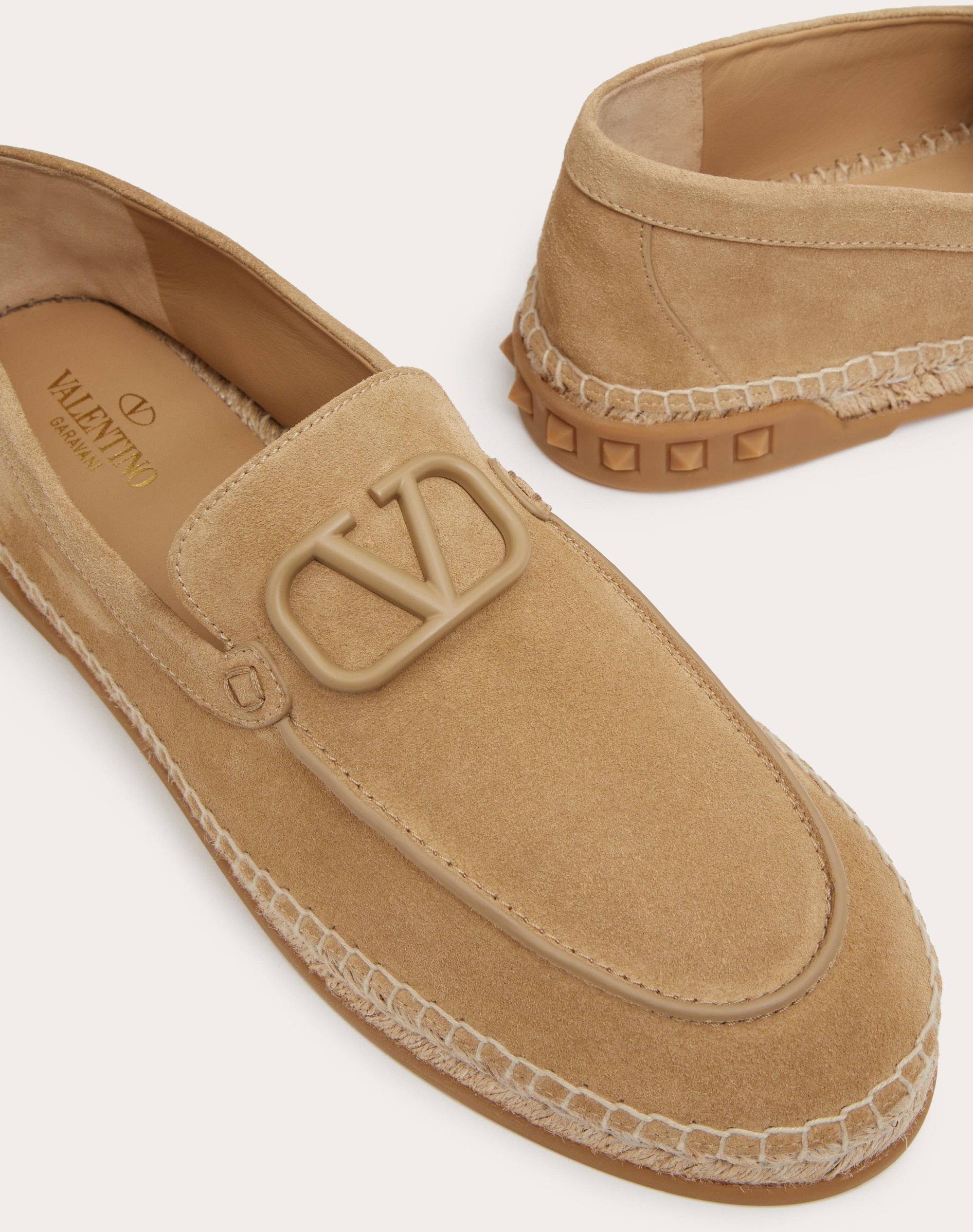 LEISURE FLOWS ESPADRILLES IN SPLIT LEATHER - 5