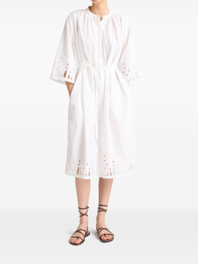 Yves Salomon pleated midi dress outlook