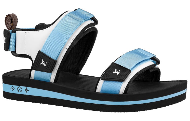 (WMNS) LOUIS VUITTON Arcade Sandals 'Blue' 1A8GJZ - 2