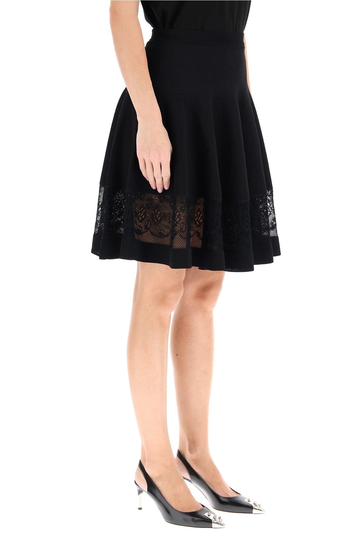 MINI SKIRT WITH LACE - 3