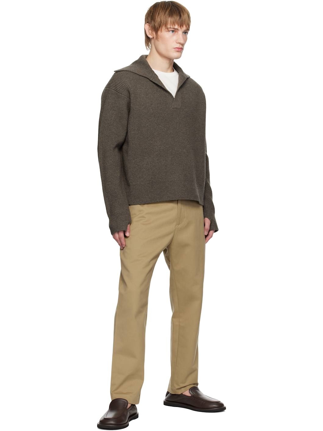 Beige Bill Trousers - 4