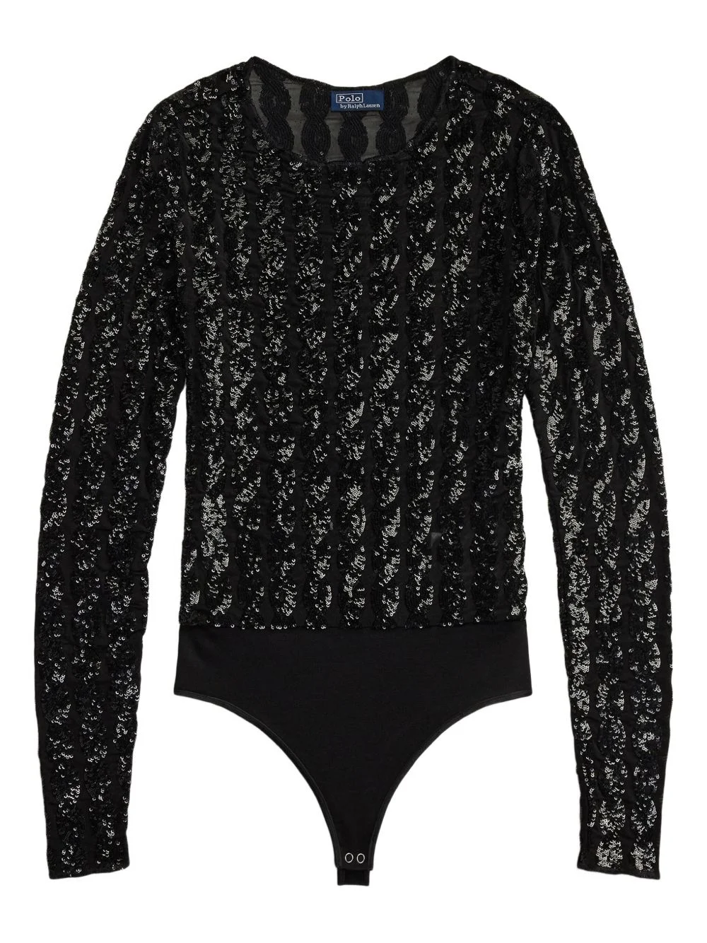 sequin-embelished bodysuit - 1