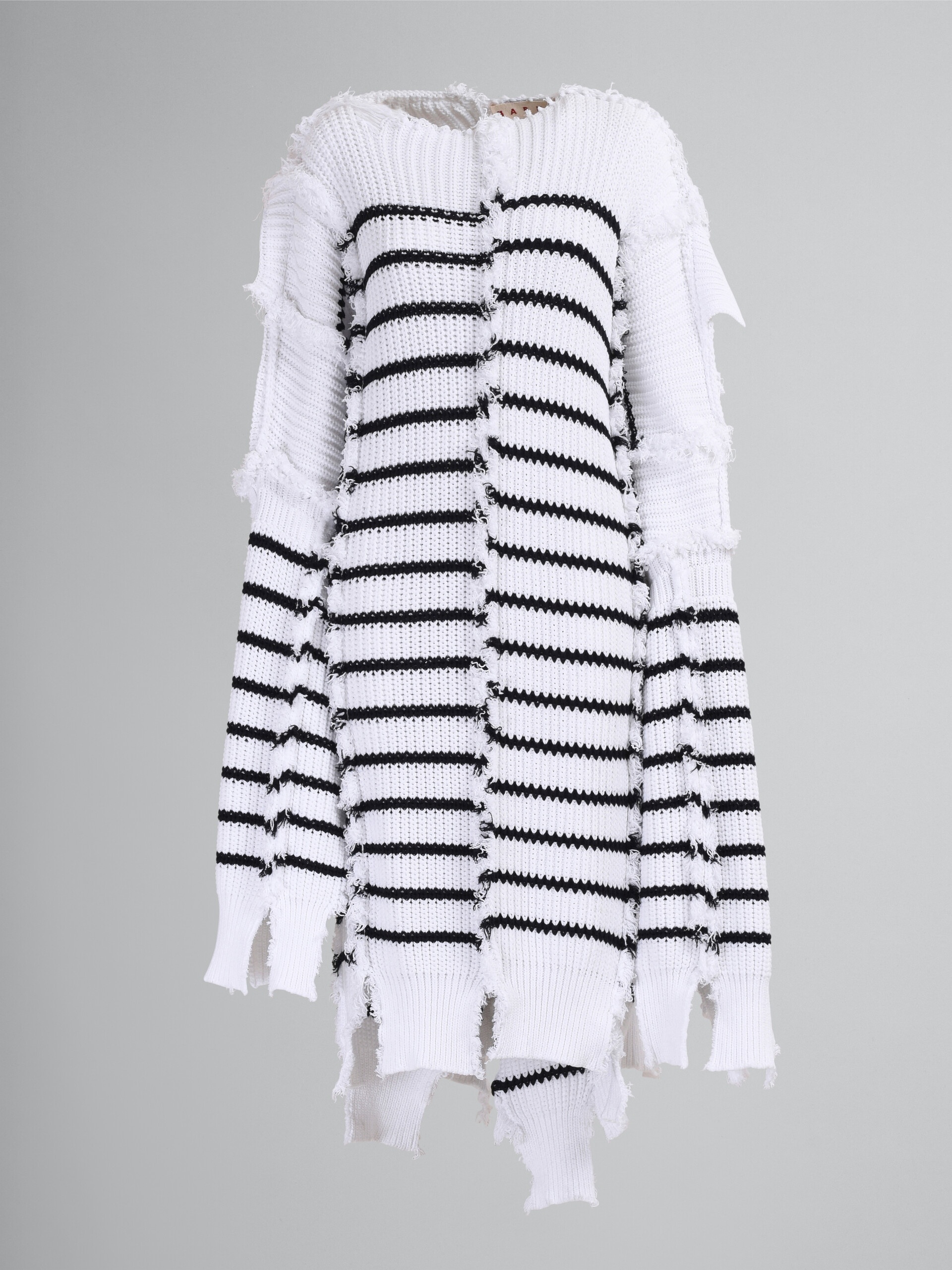 BRETON STRIPES COTTON CAPE - 1