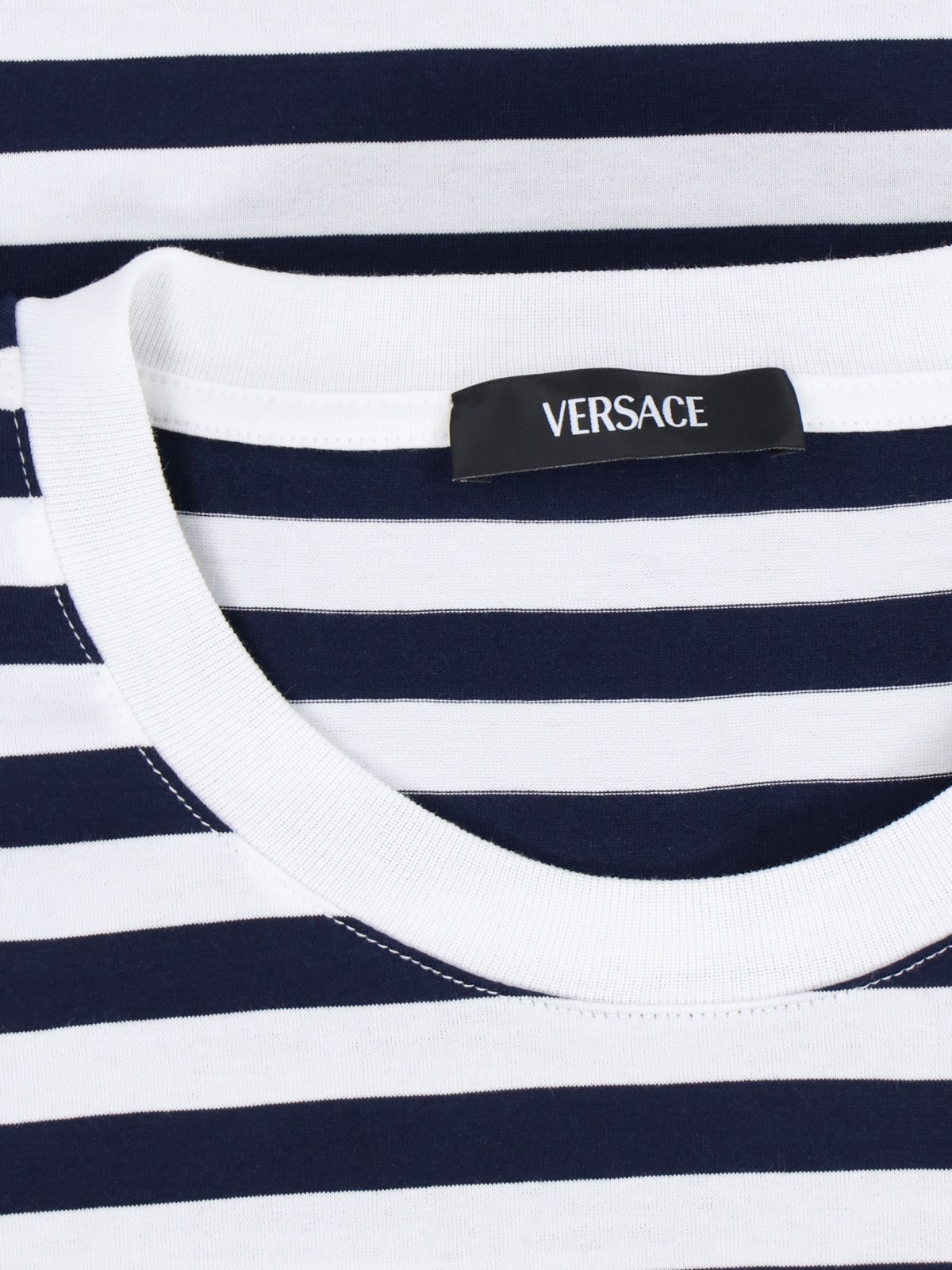 VERSACE 'NAUTICAL STRIPE' T-SHIRT | sugar | REVERSIBLE