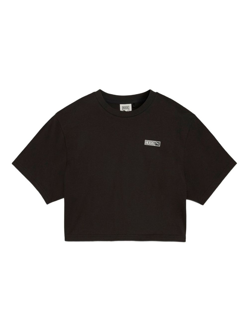 x Rosé cropped T-shirt 1