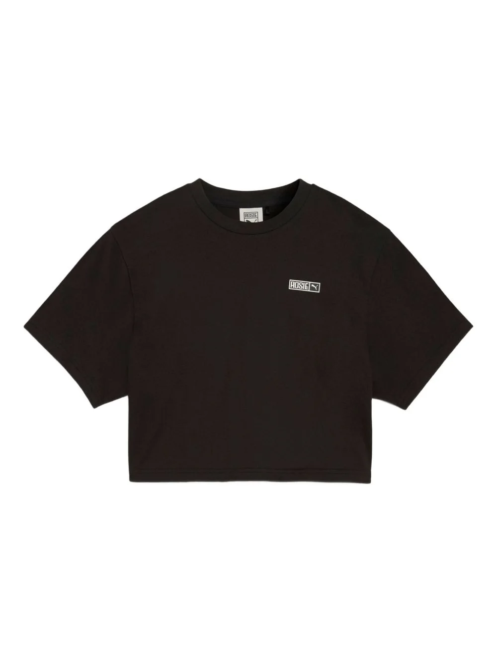 x Rosé cropped T-shirt - 1