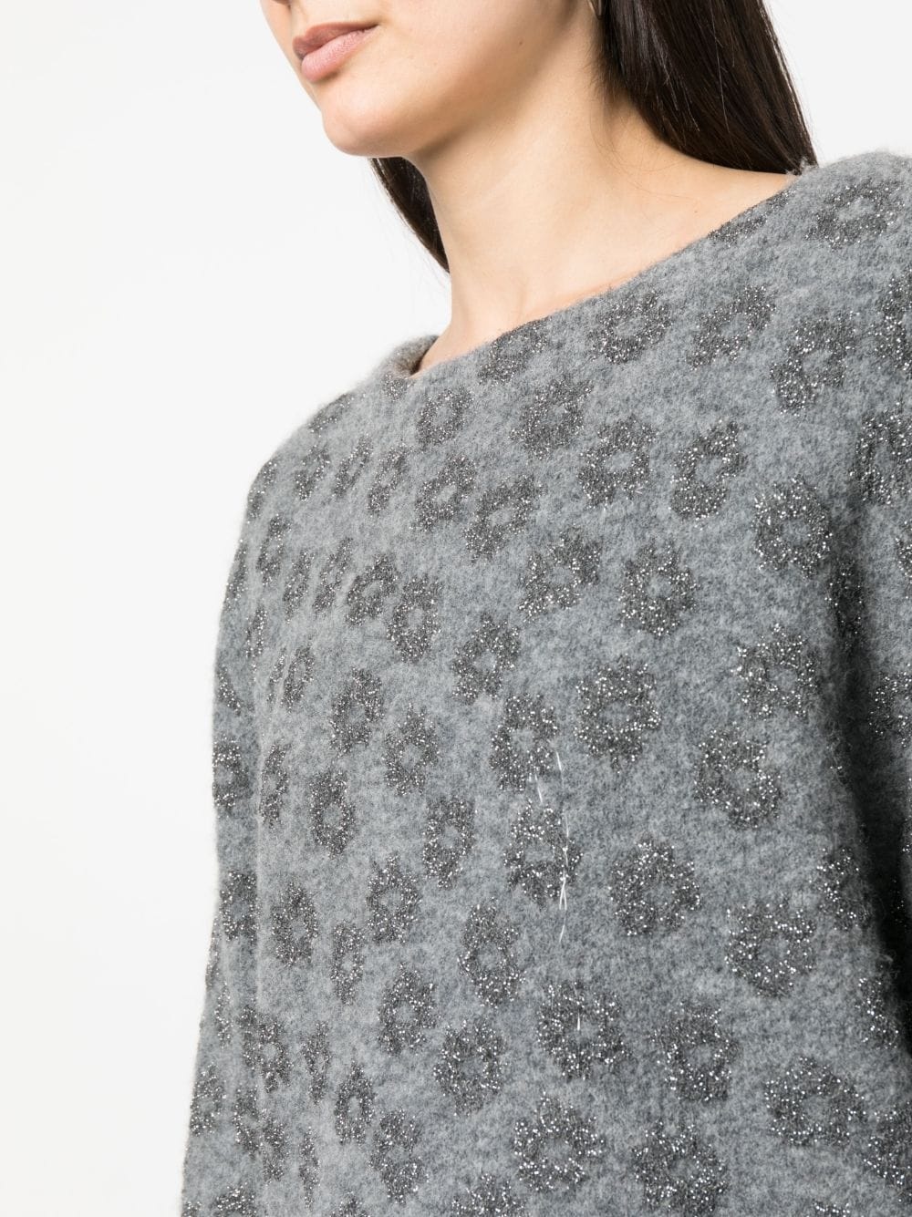 glittered wool jumper - 5