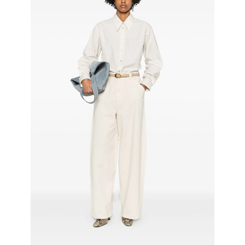 Lemaire Neutrals Denim - Straight-Leg Jeans Women - 3