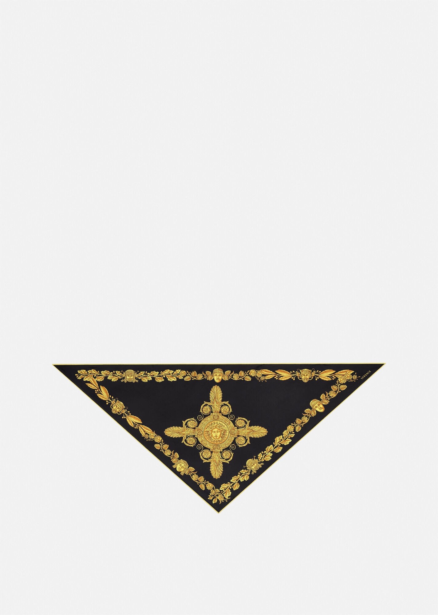 Maschera Baroque Silk Triangle Foulard - 1
