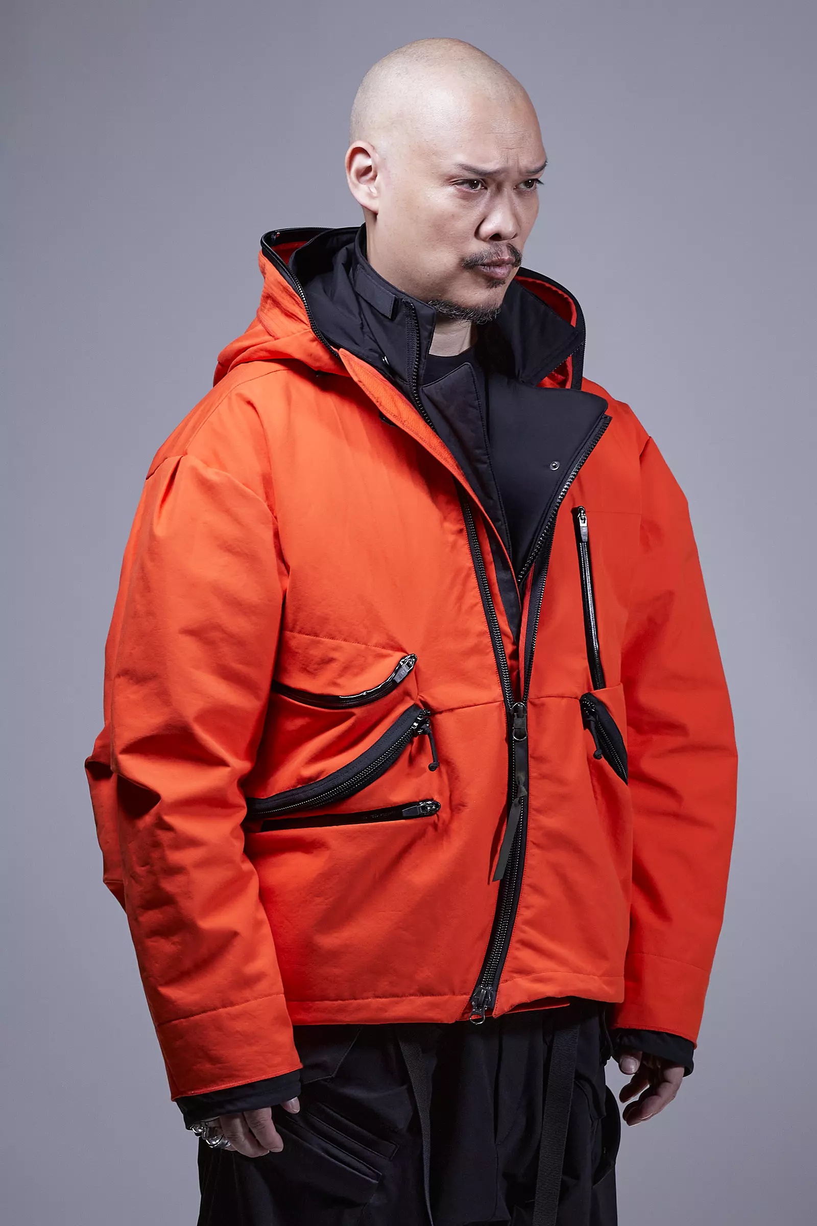 J113-SD Stotz® EtaProof™ Double Layer Weave Jacket Orange - 2