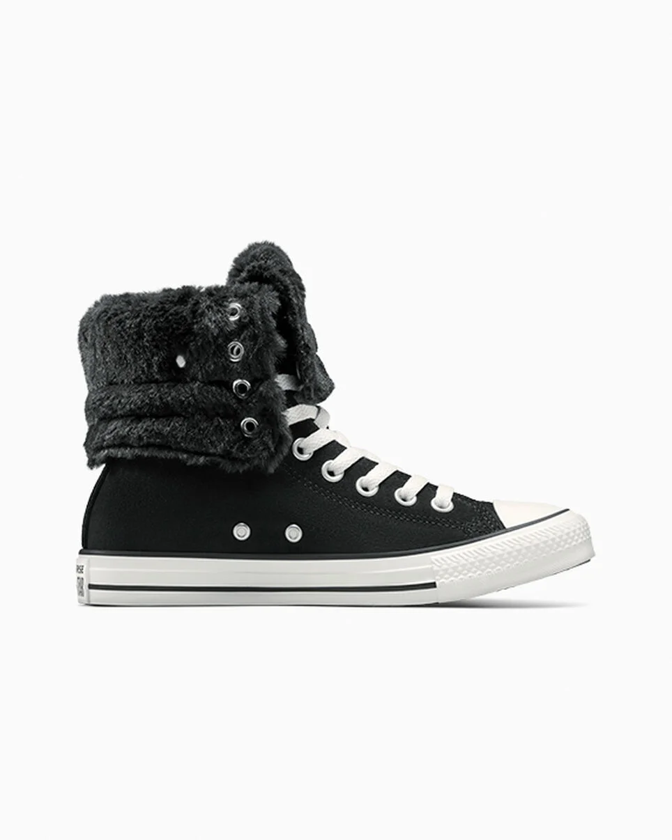 Chuck Taylor All Star Fold Over XHi Faux Fur - 1