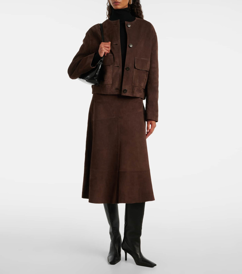 Yves Salomon Suede jacket outlook
