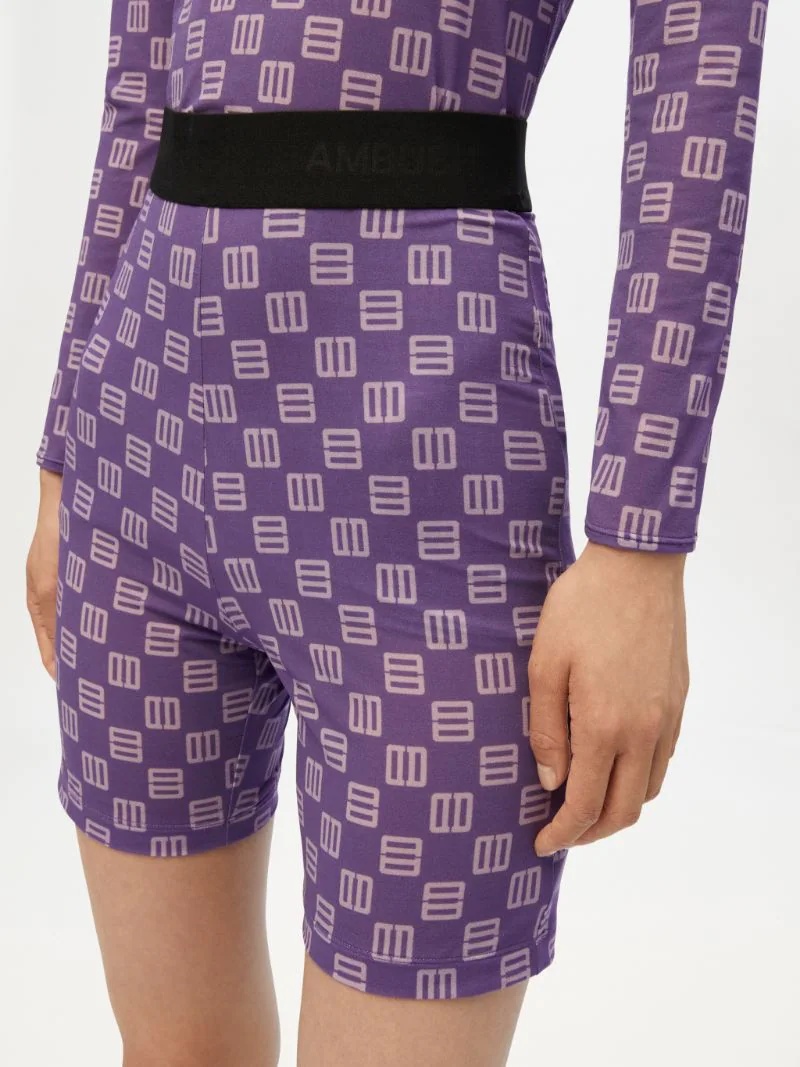 MONOGRAM SHORT LEGGINGS - 6