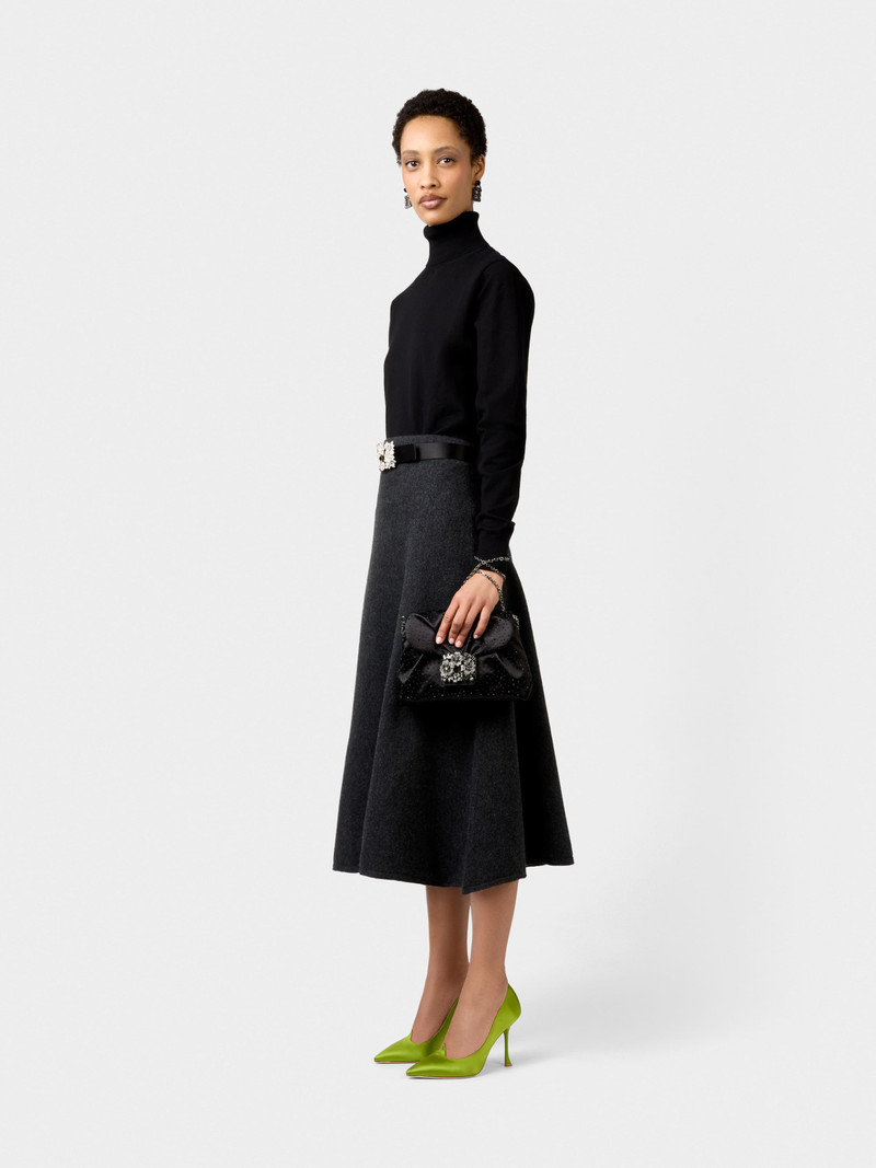 Roger Vivier Efflorescence Micro Bag in satin outlook