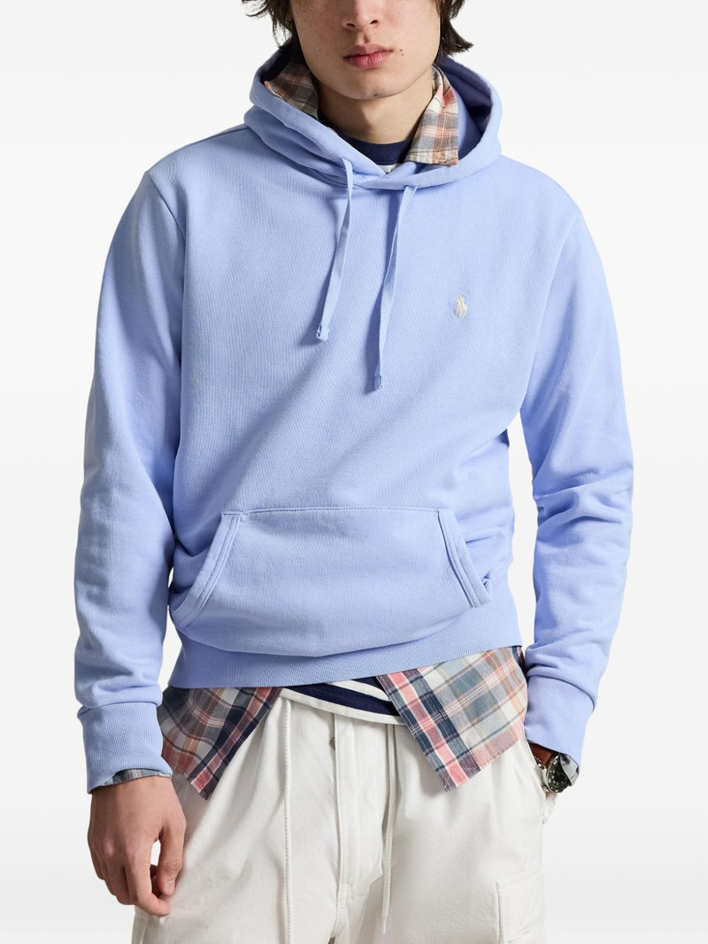 logo-embroidered hoodie 3