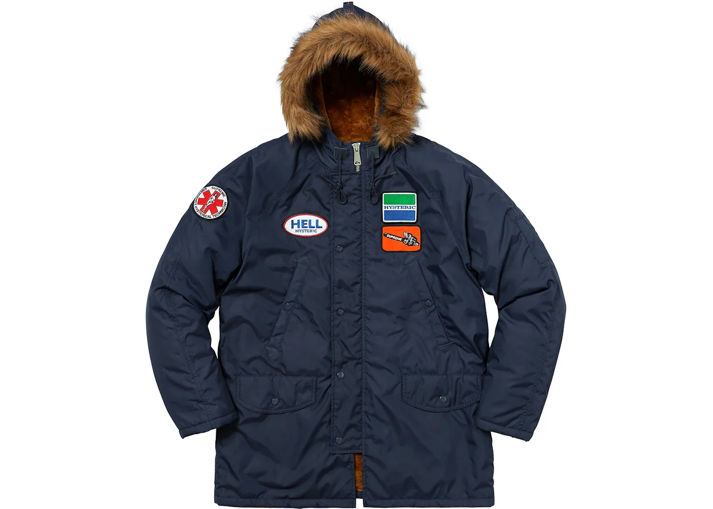 Supreme Hysteric Glamour N-3B Parka Navy - 1