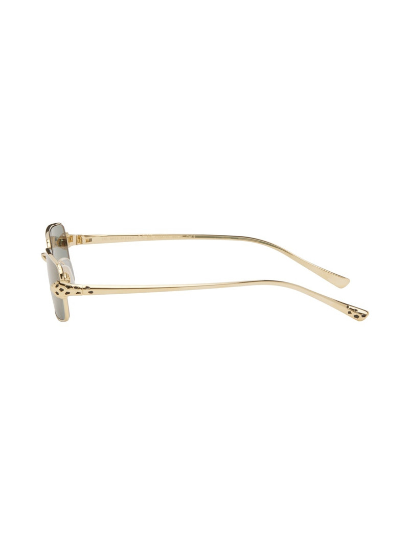 Gold Rectangular Sunglasses 3