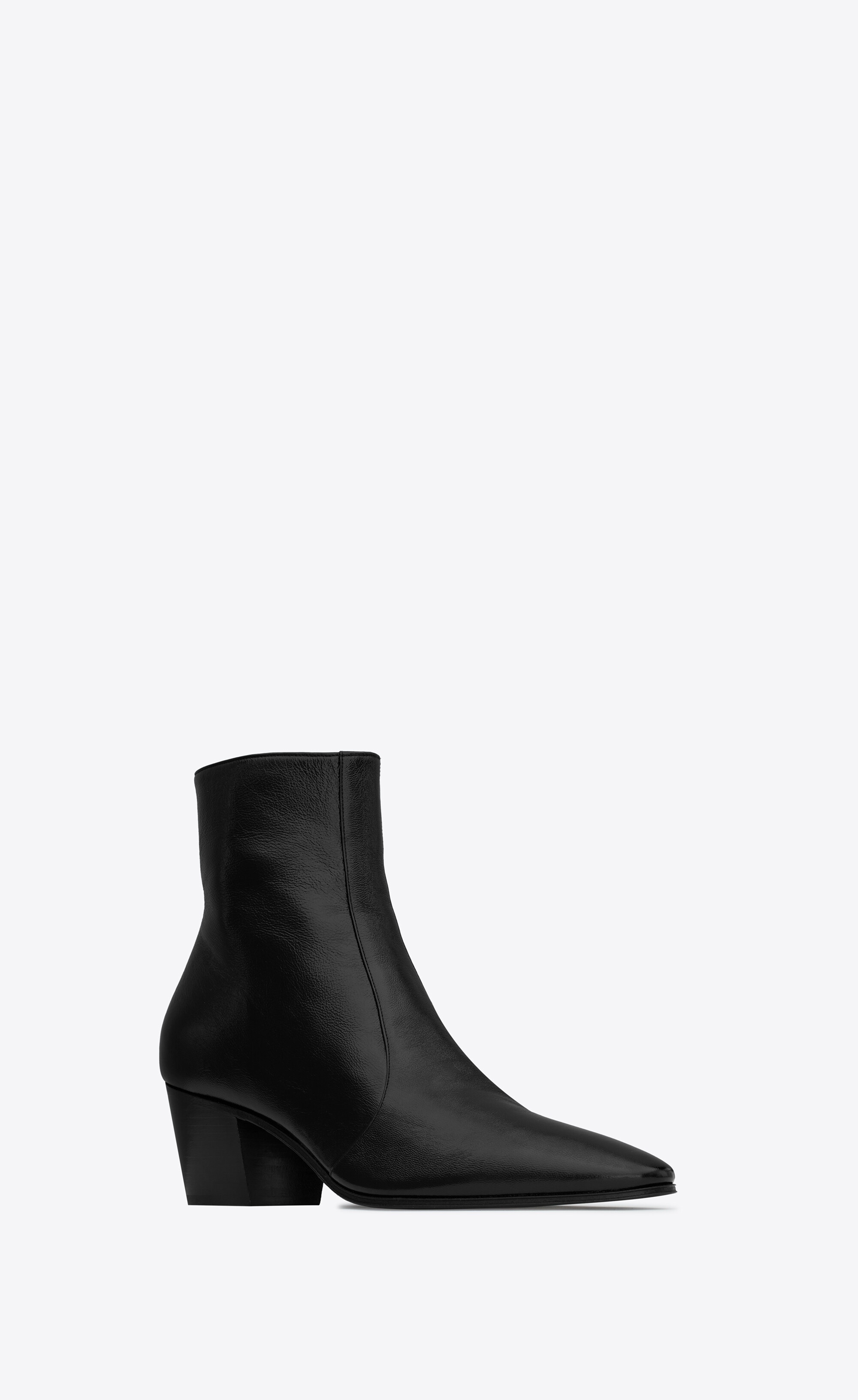 vassili zipped boots in smooth leather - 4