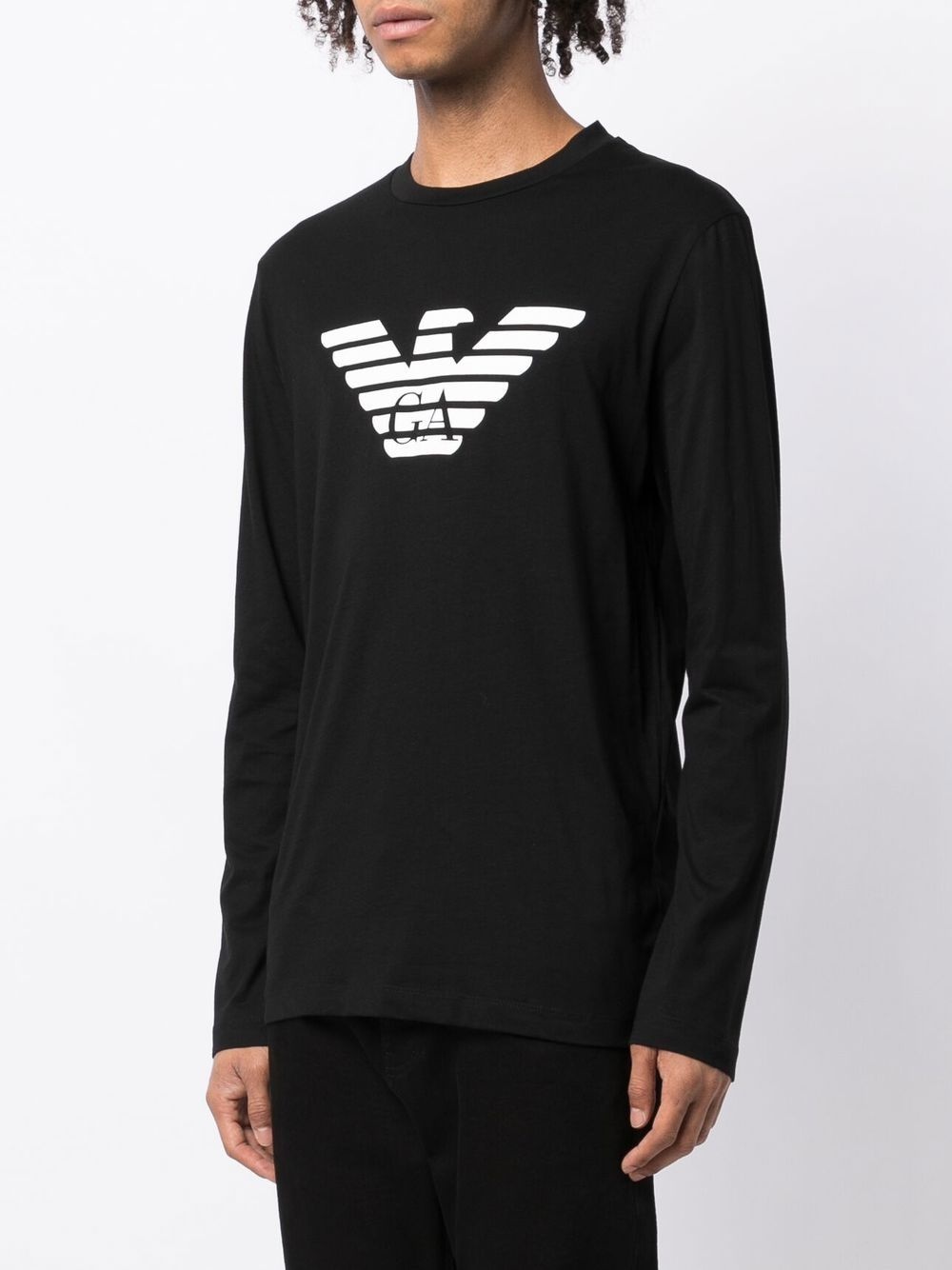 chest-logo long-sleeve T-shirt - 3