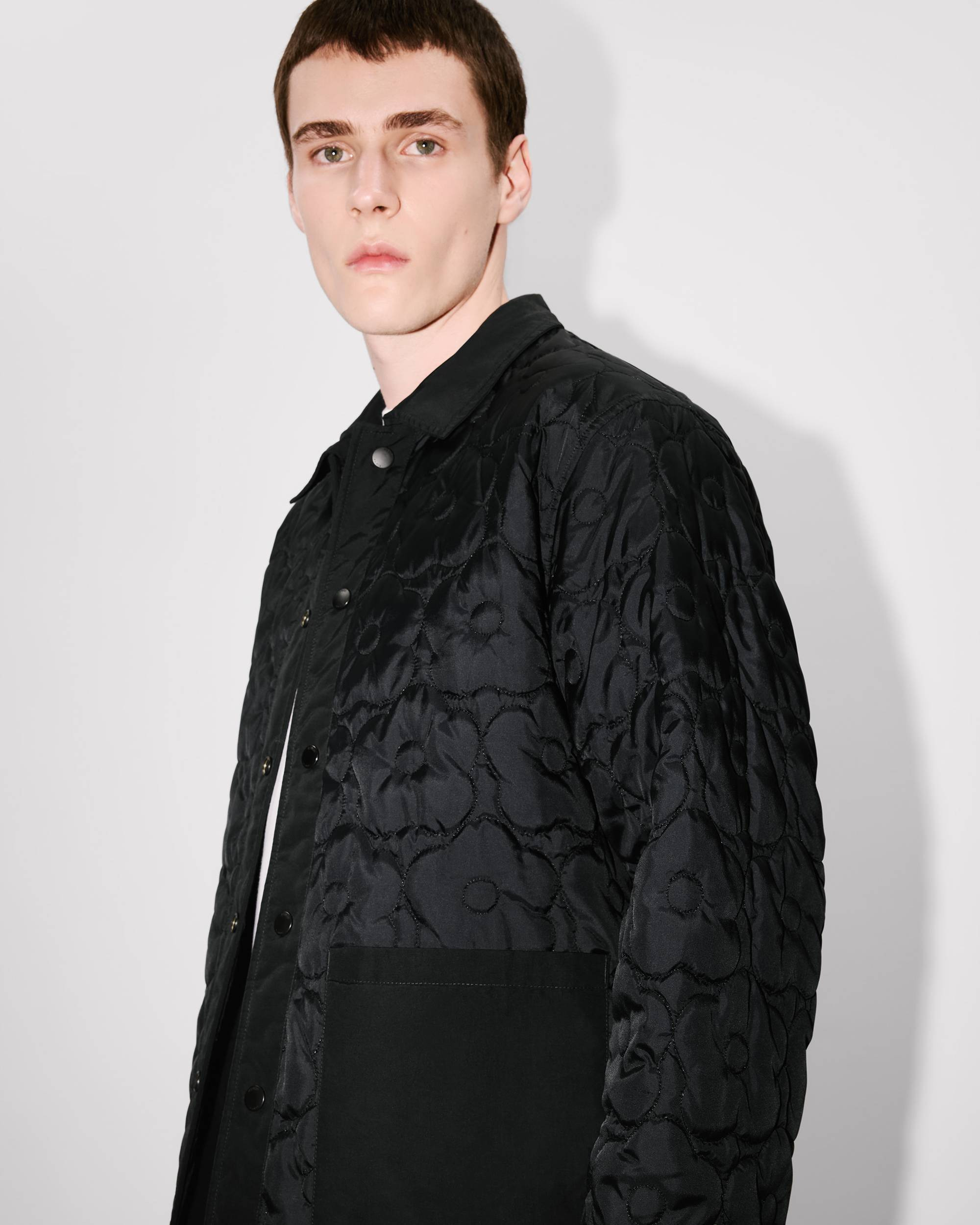 'Boke Flower 2.0' reversible heavy coach jacket - 11