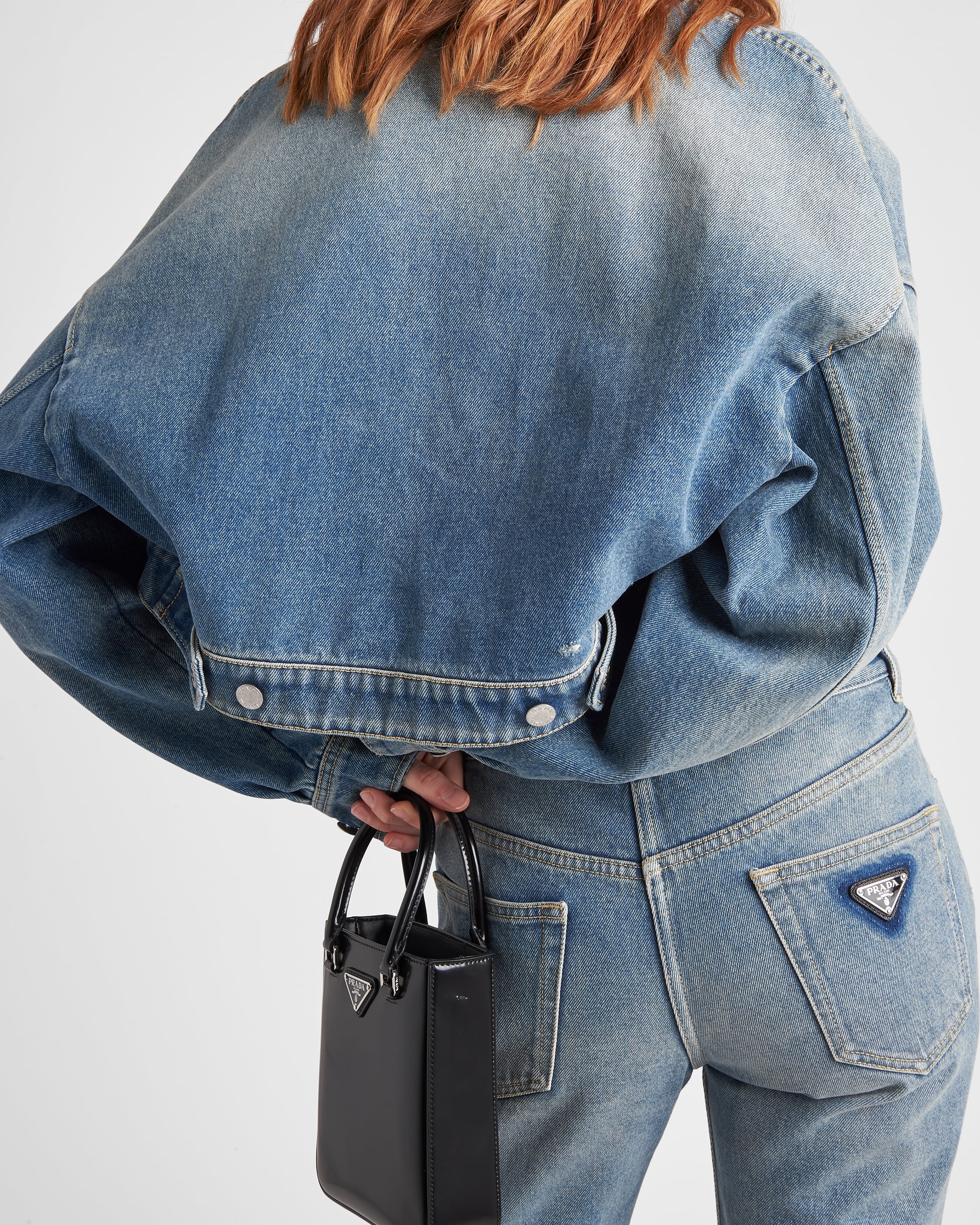 Organic denim five-pocket trousers - 3