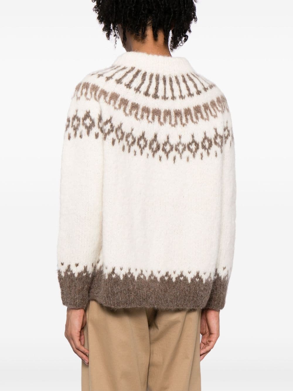 patterned intarsia-knit jumper - 4