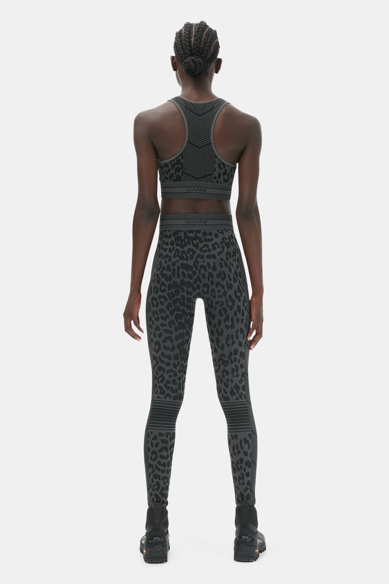 SEAMLESS JACQUARD BRA - 3