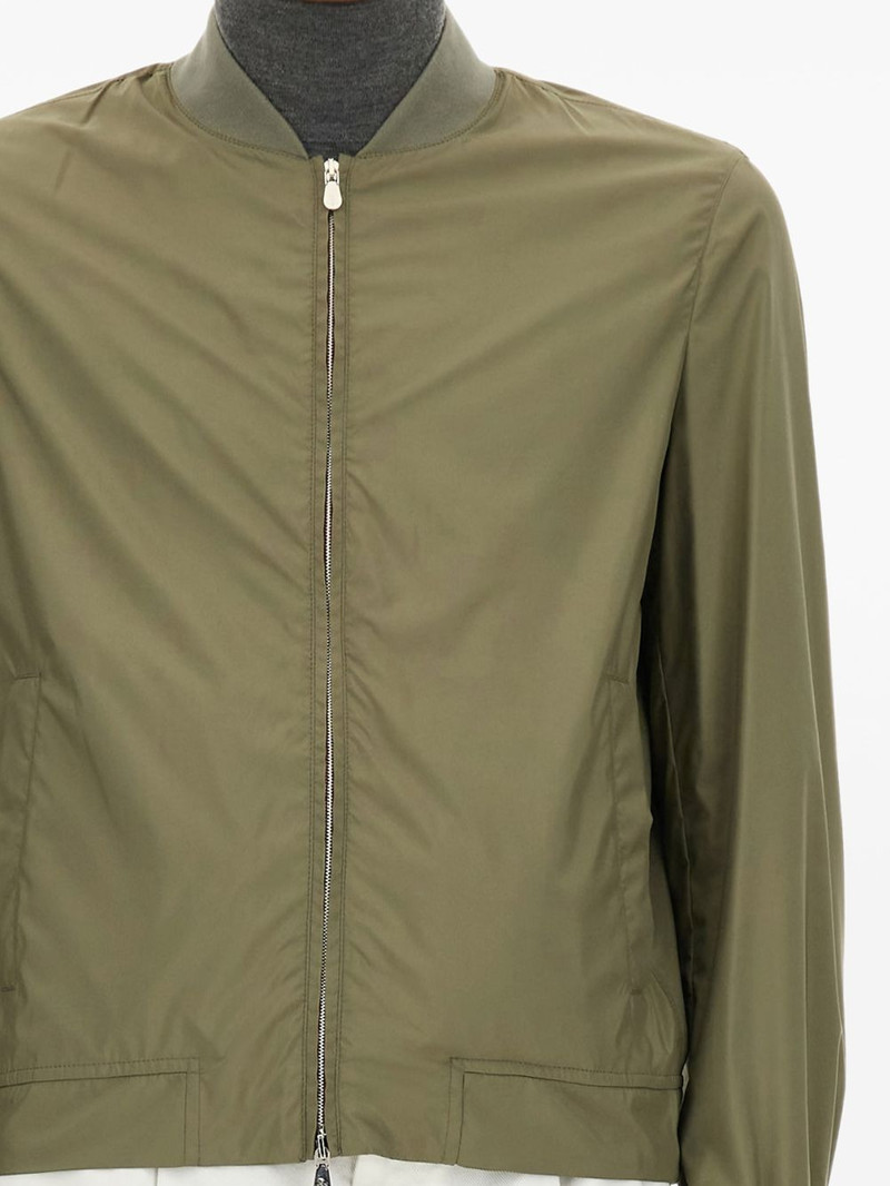 Brunello Cucinelli zip-up bomber jacket outlook