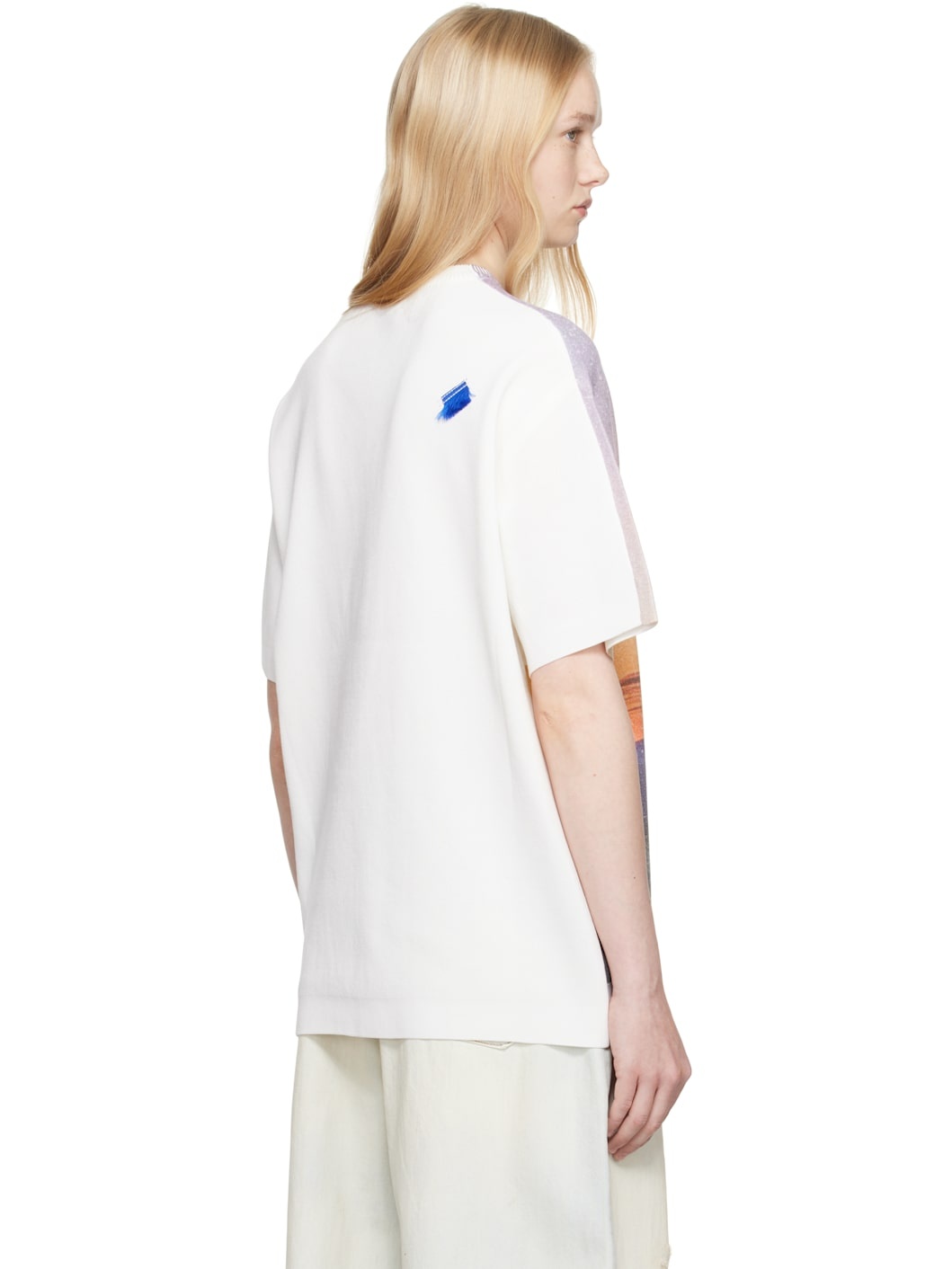Multicolor Half Sleeve Knit Product. 60 T-shirt - 3