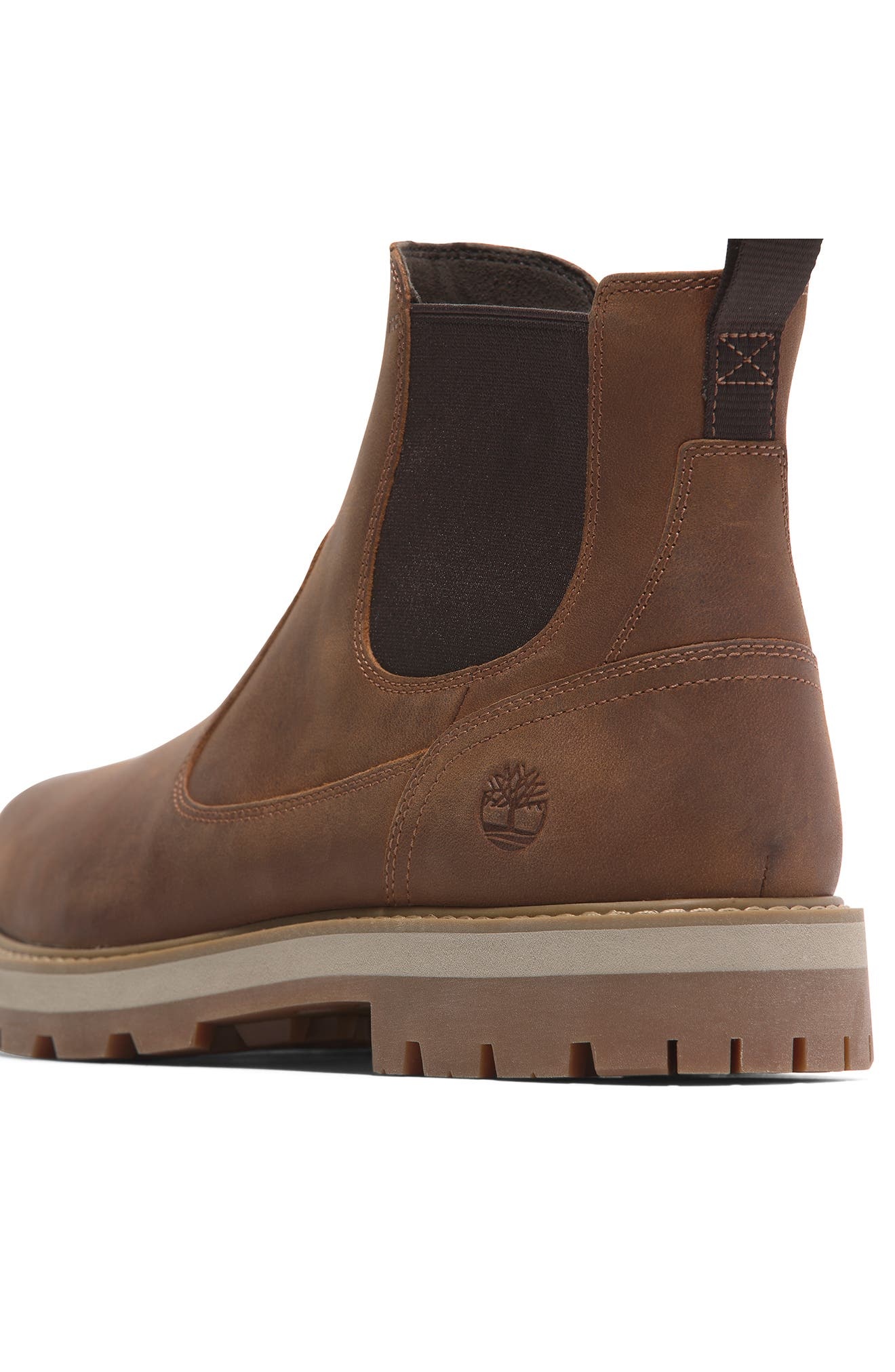 Timberland Britton Road Mid Chelsea Boot (Men) in Rust Full Grain at Nordstrom - 9