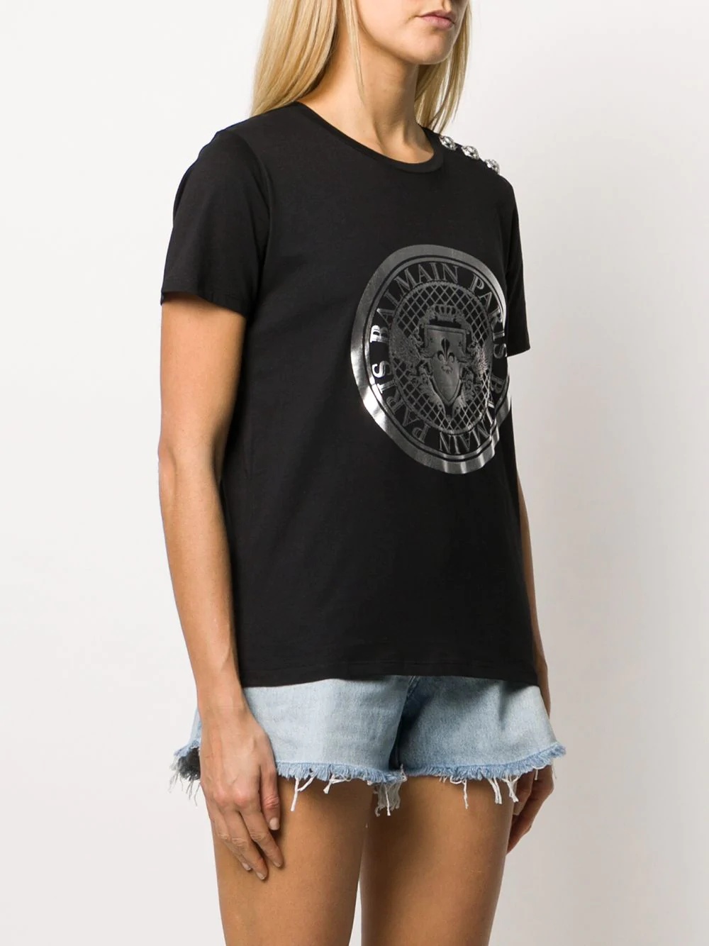 Coin logo print T-shirt - 3