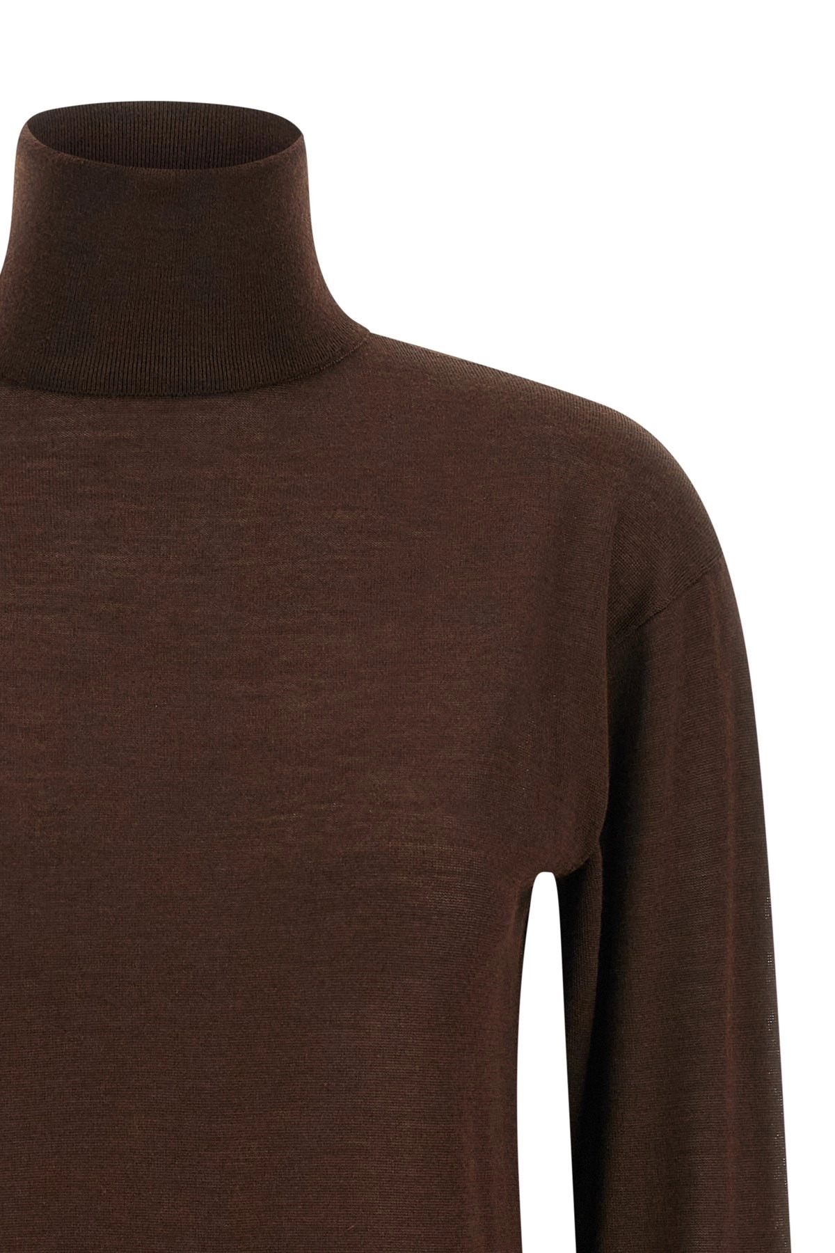 Turtleneck sweater dropped shoulders - 3