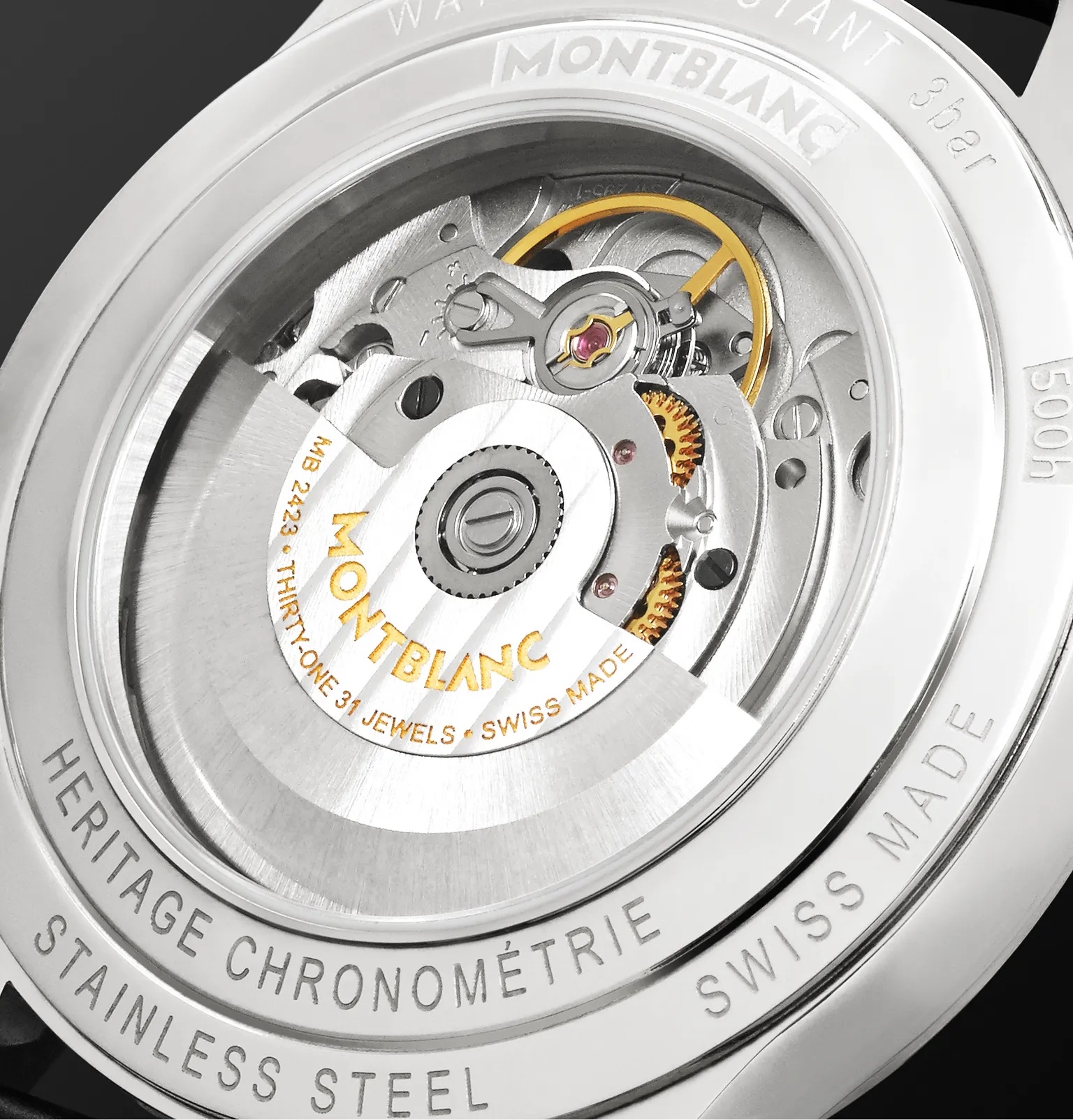 Heritage Chronométrie Twincounter Date Automatic 40mm Stainless Steel and Alligator Watch, Ref. No.  - 7