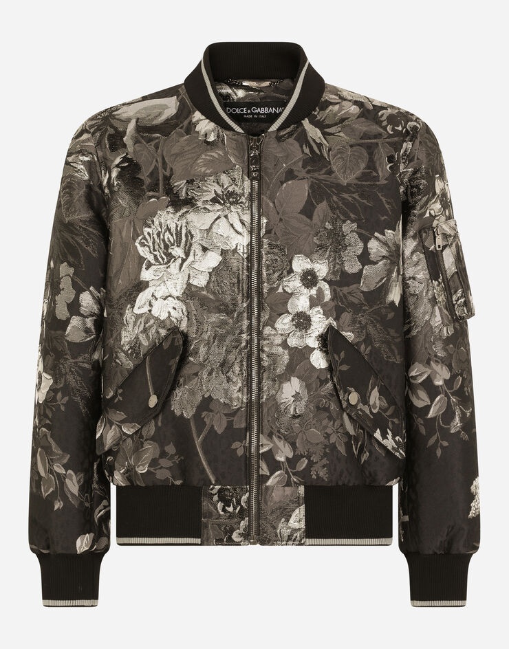 Floral lurex jacquard jacket - 3