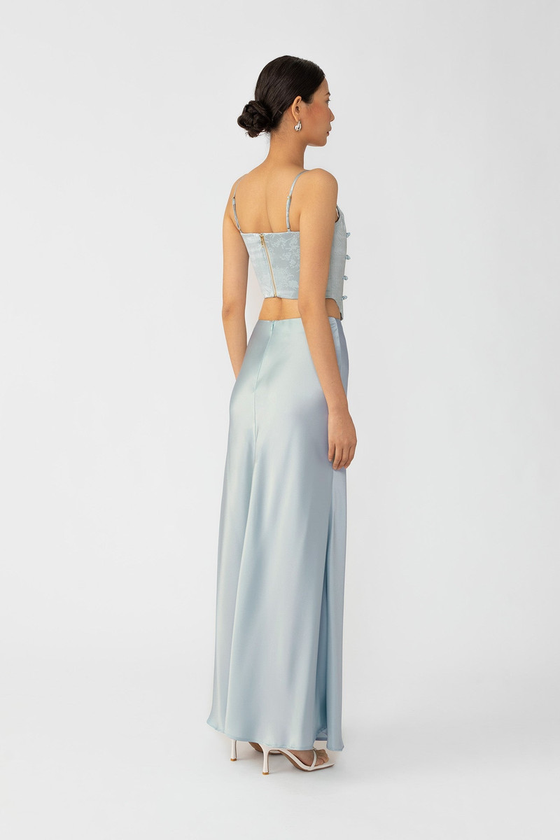 SAU LEE PIA SATIN SKIRT outlook