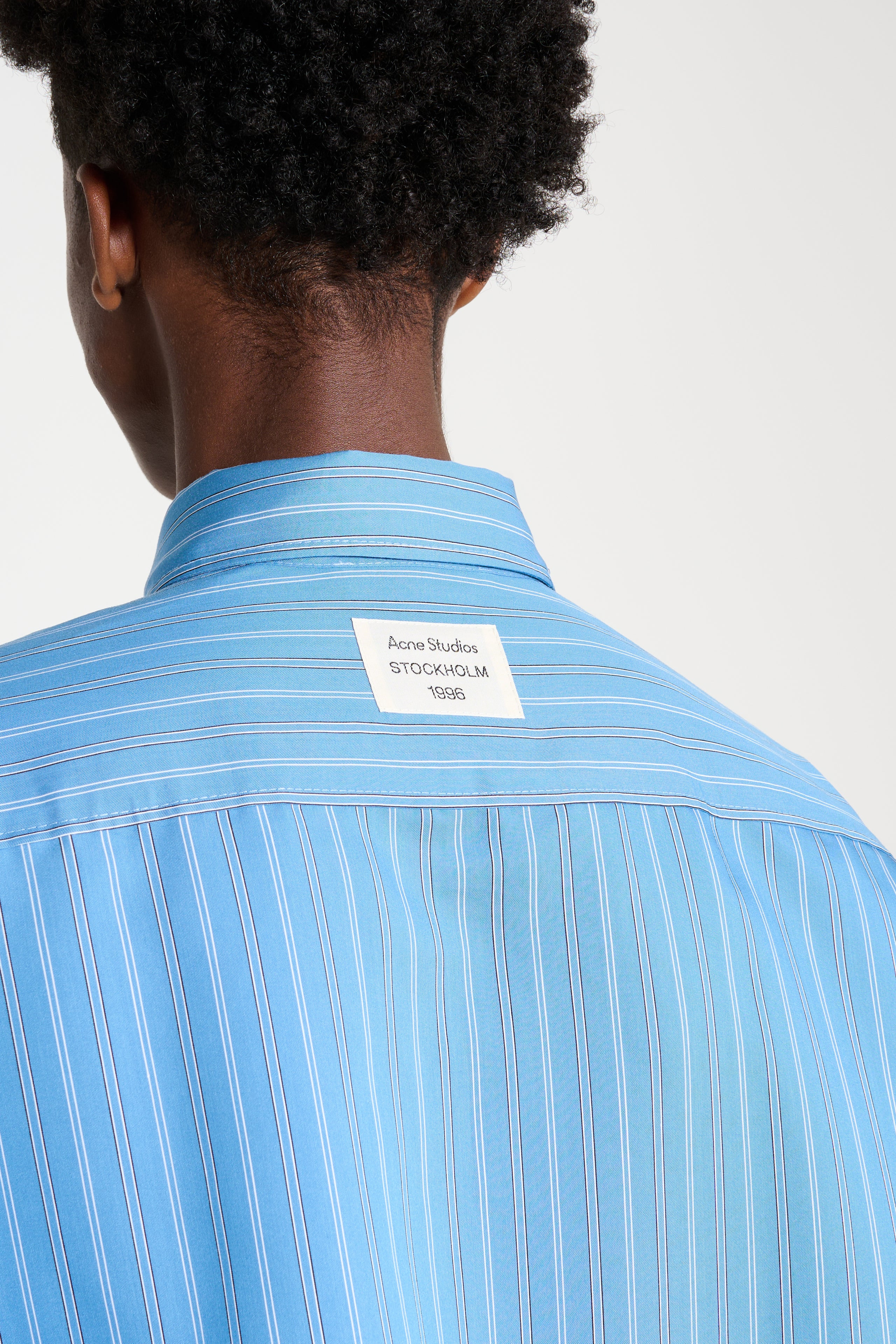 ACNE STUDIOS BUTTON-UP SHIRT BLUE - 6