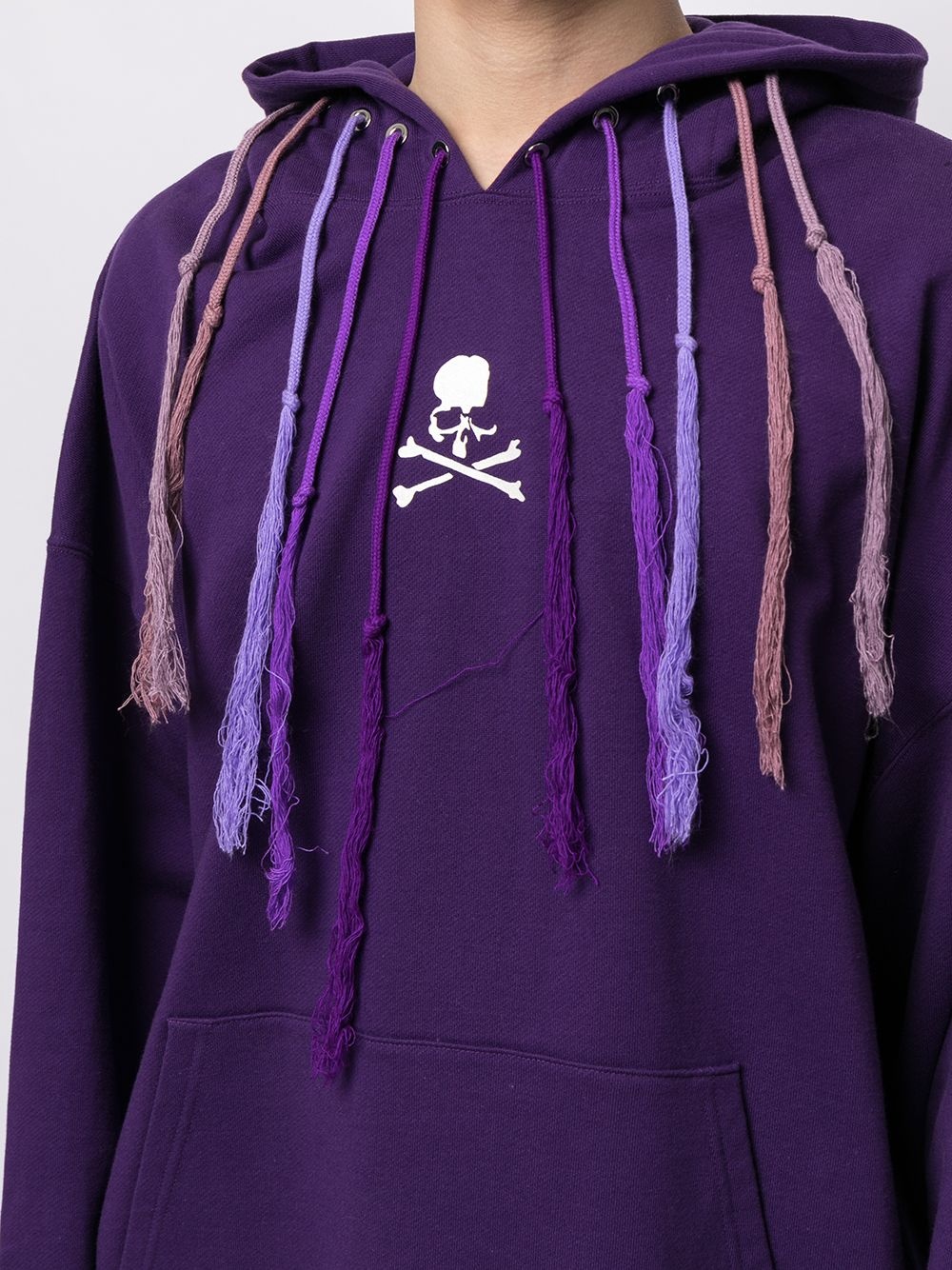 logo-print drawstring hoodie - 5