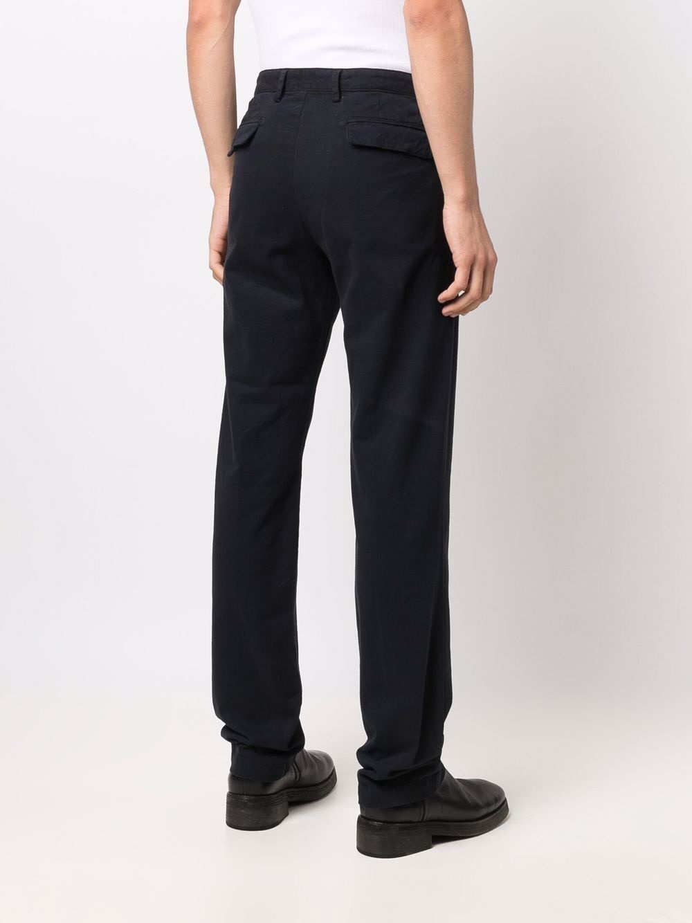 mid-rise straight-leg trousers - 4
