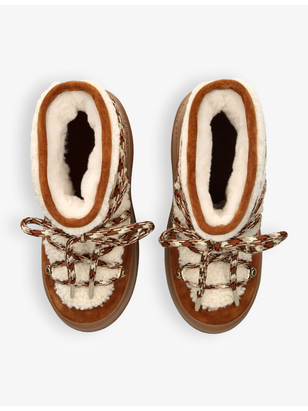Luna lace-up shearling ankle boots - 2