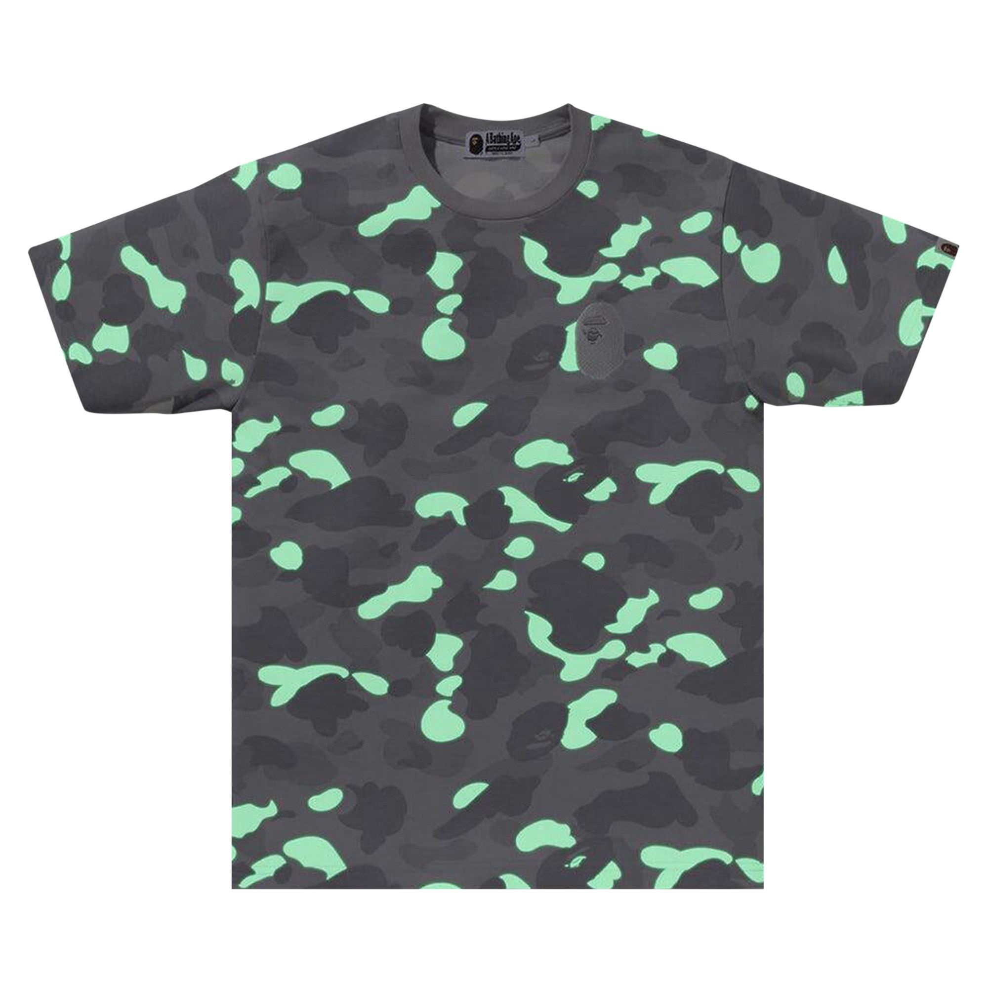 BAPE City Camo Large Ape Head Tee 'Grey' - 2