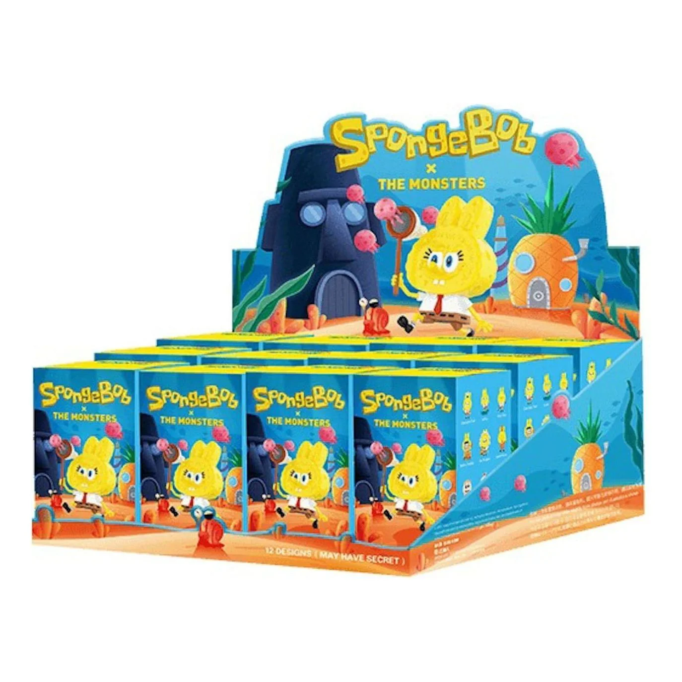 Pop Mart x Spongebob The Monsters Labubu Sealed Case (12 Blind Boxes) 210300246 - 1