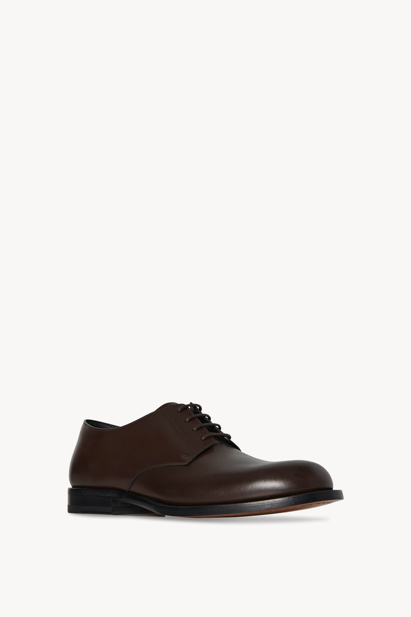 The Row Novus Derby Shoe in Leather outlook