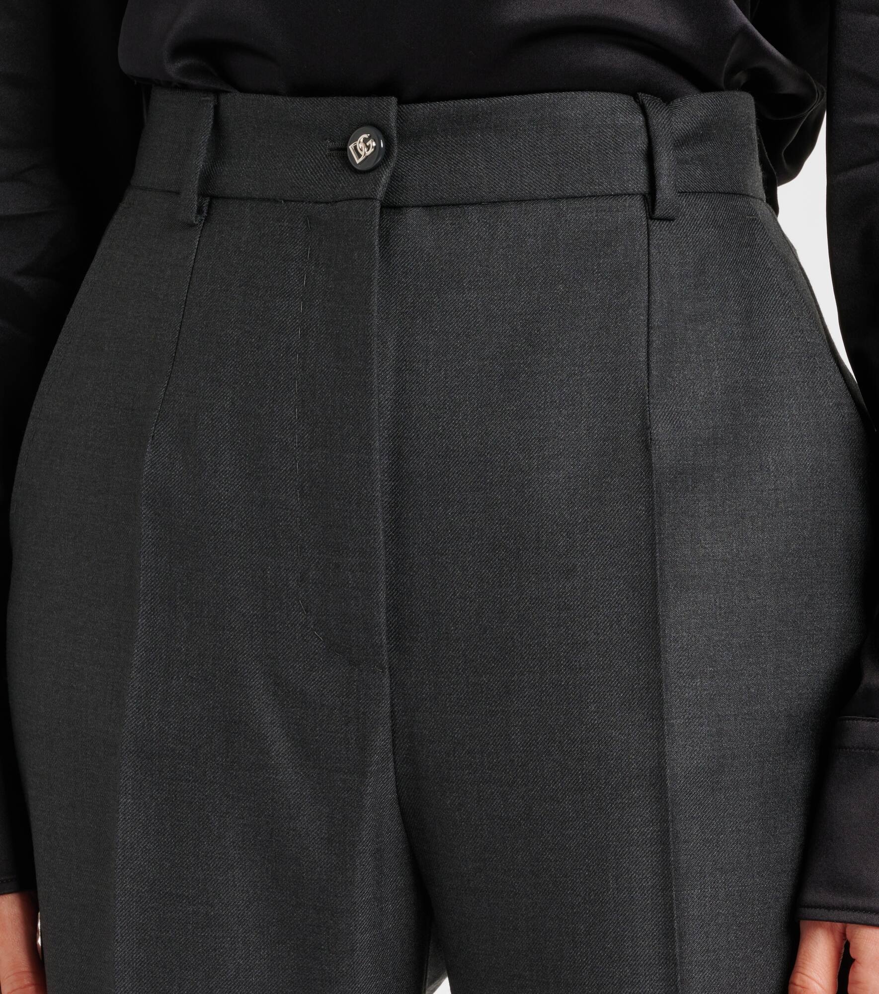 Wool slim pants - 4