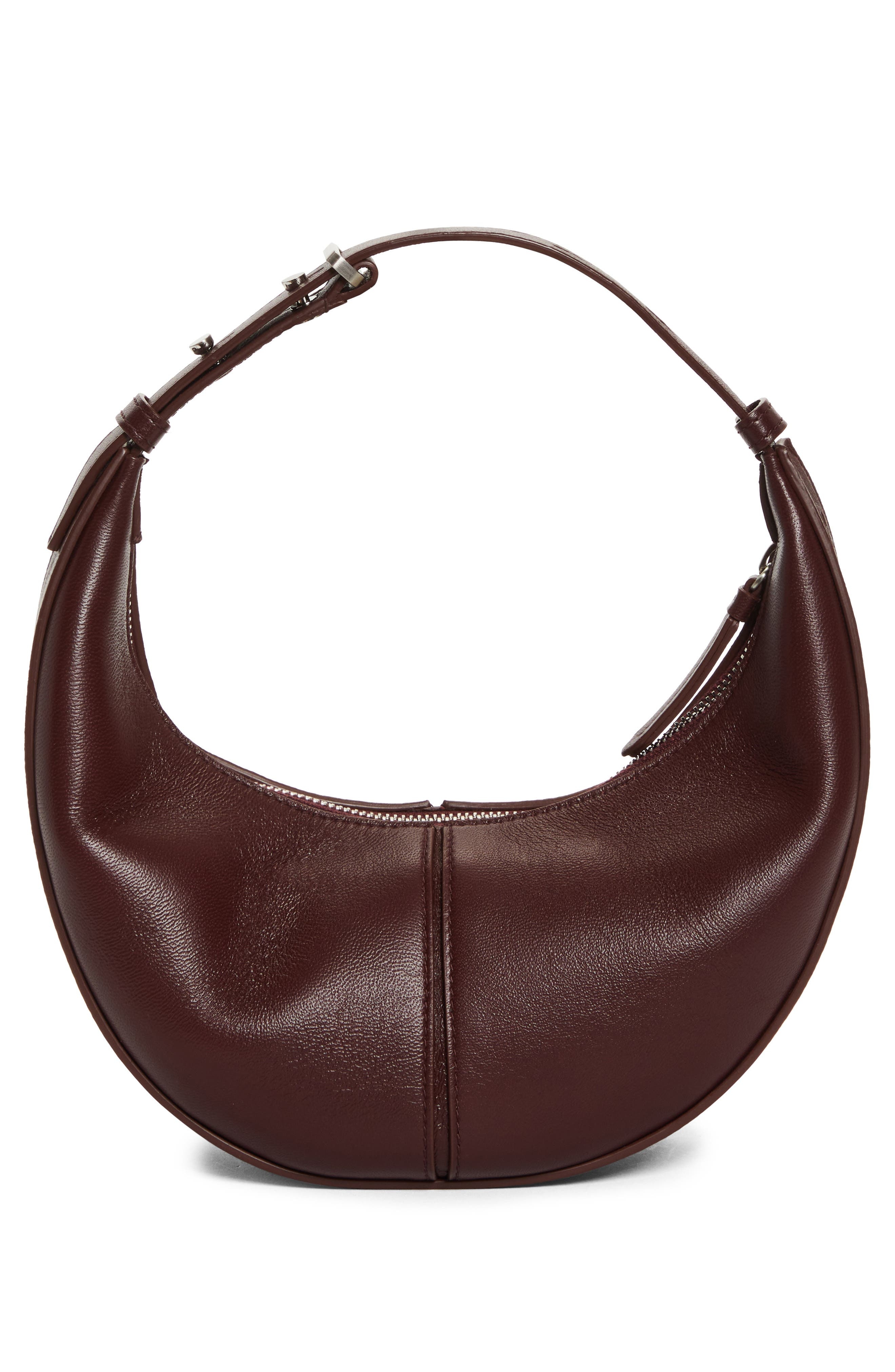 Proenza Schouler Mini Slide Leather Top Handle Bag in Dark Red at Nordstrom - 4