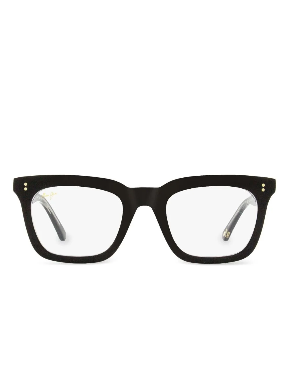 square-frame glasses - 1